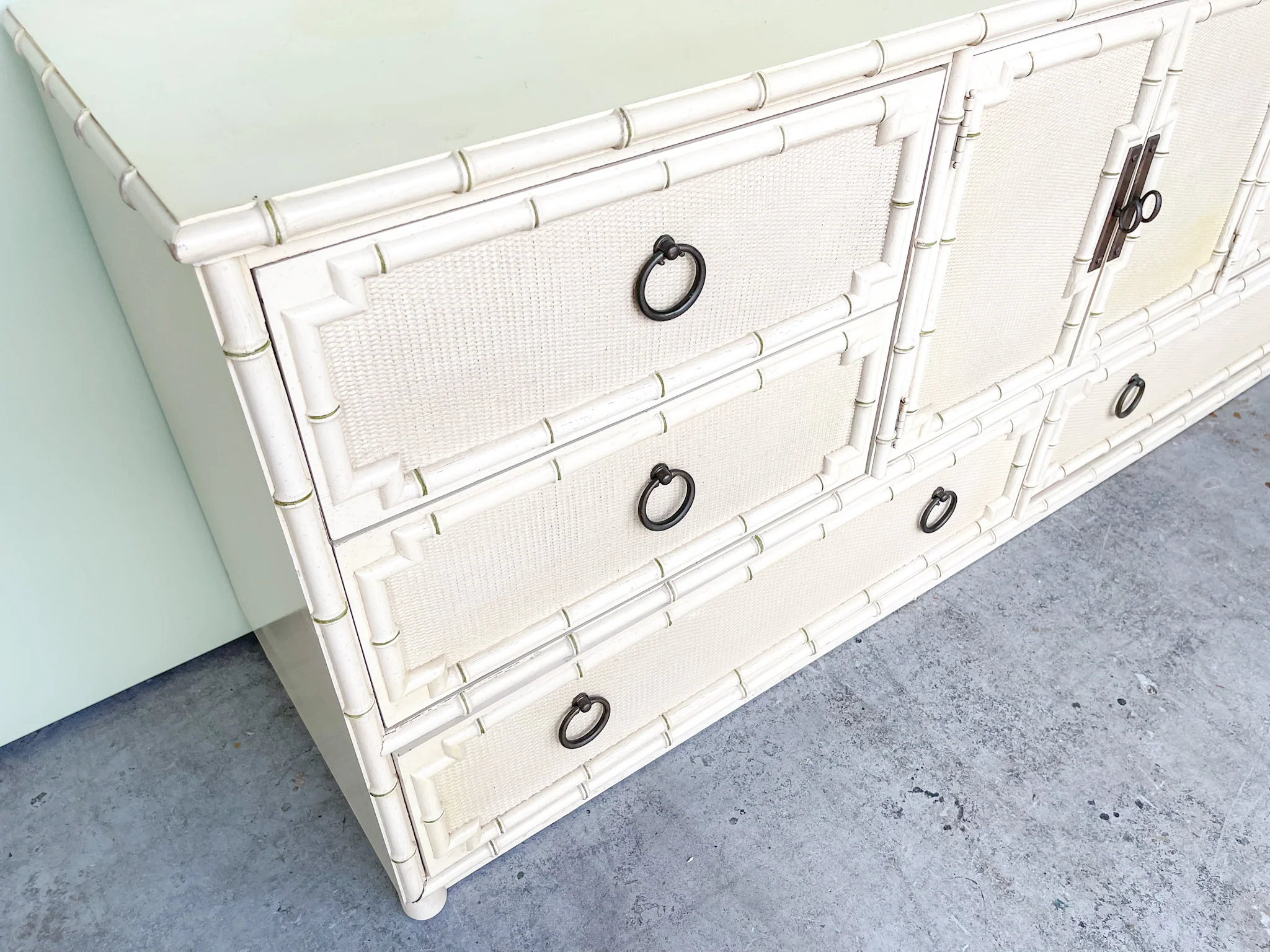 Faux Bamboo Dresser by Drexel - Image 5