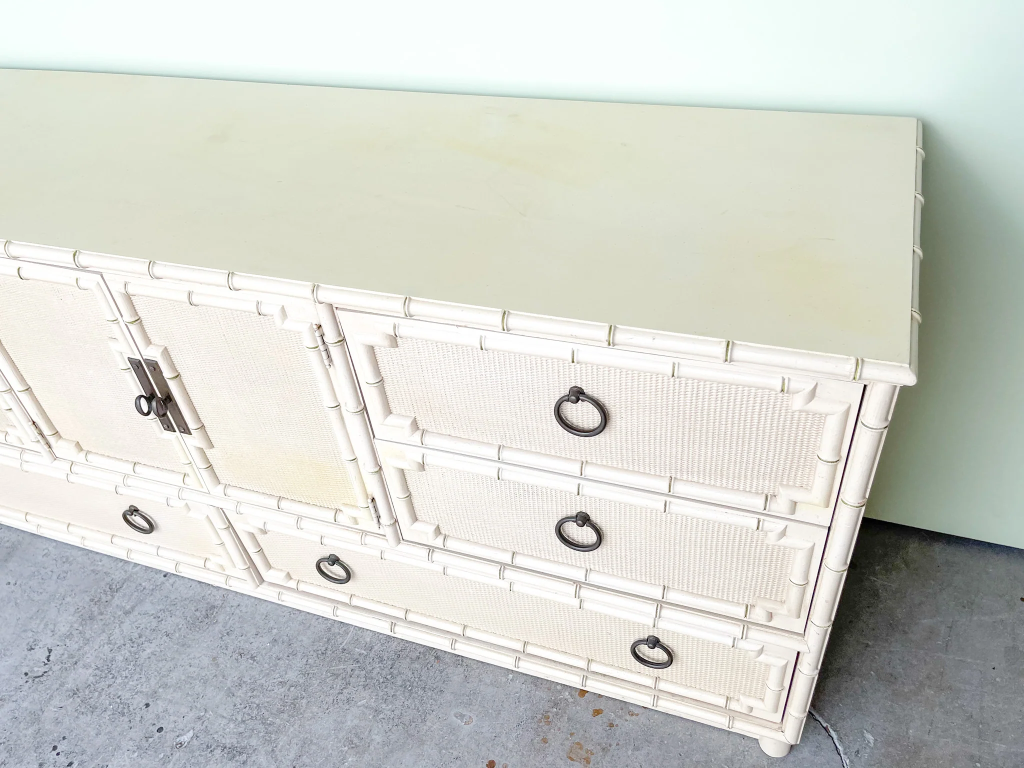 Faux Bamboo Dresser by Drexel - Image 7