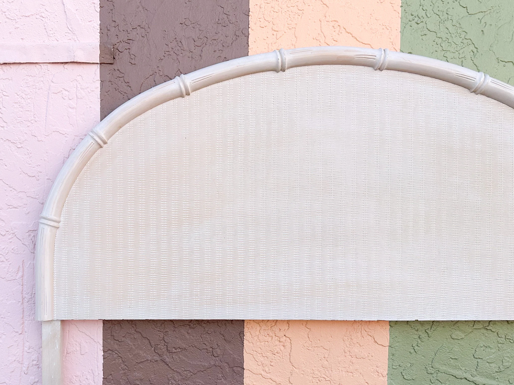Faux Bamboo Full Headboard - Image 3