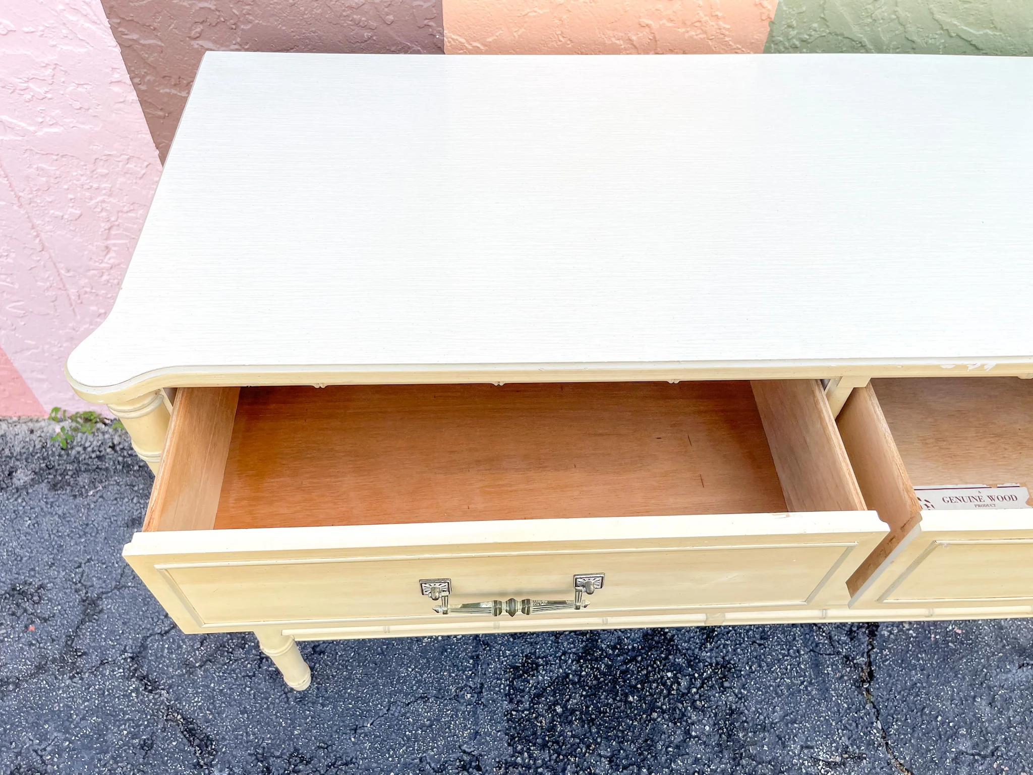 Faux Bamboo Henry Link Dresser - Image 5