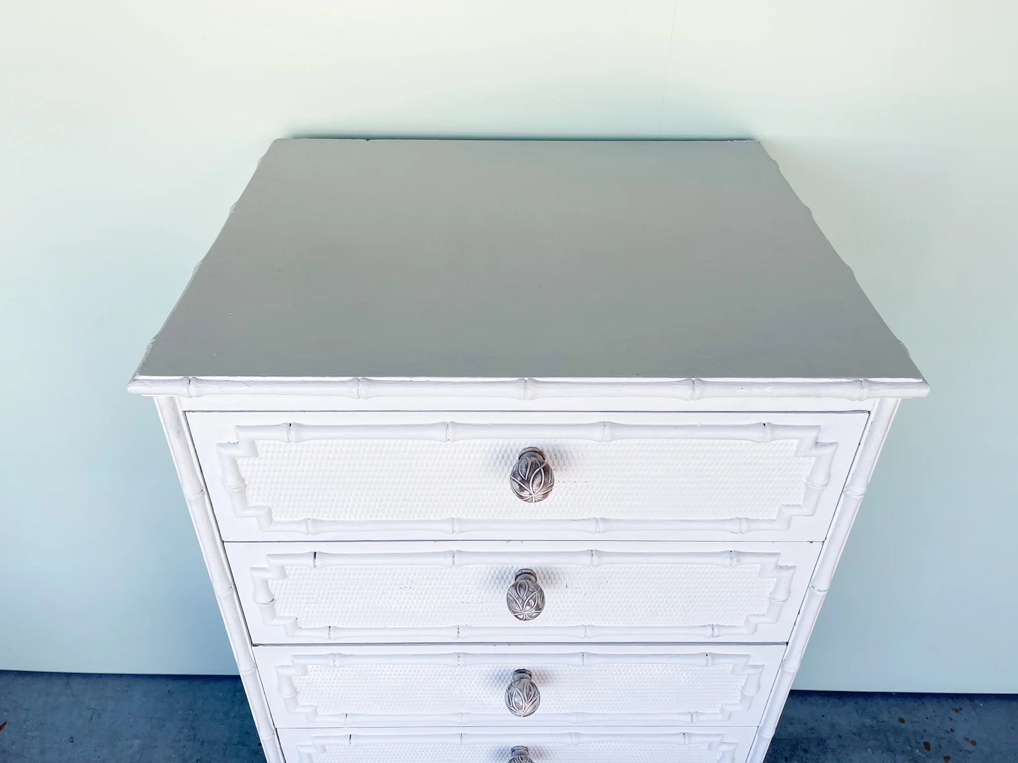 Faux Bamboo Lingerie Chest - Image 2