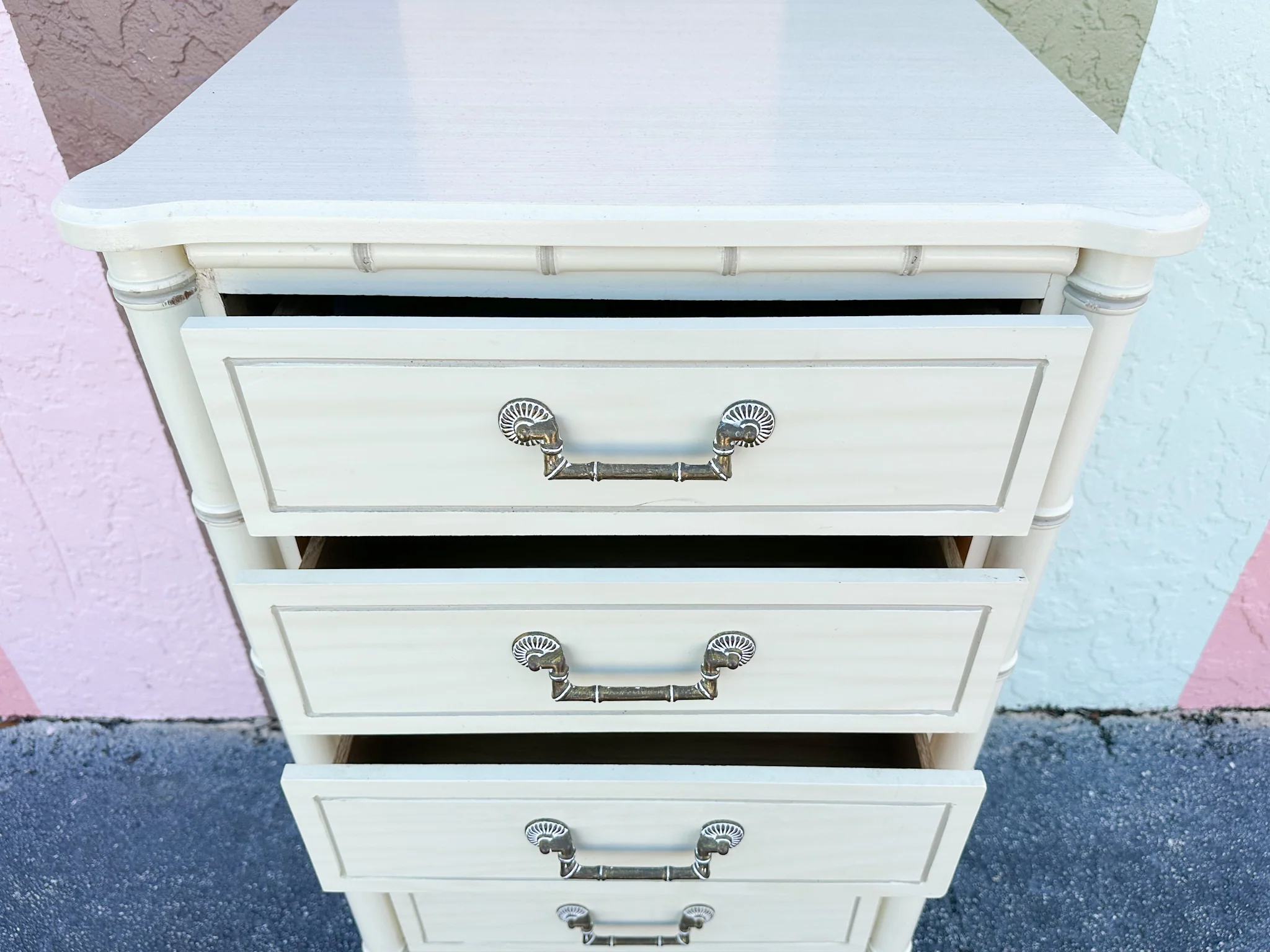 Faux Bamboo Lingerie Chest - Image 6