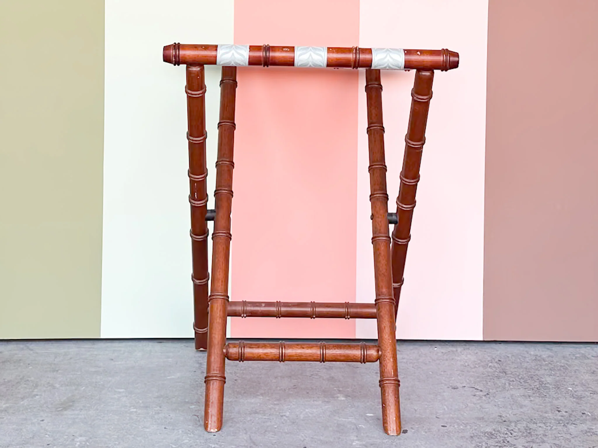 Faux Bamboo Luggage Rack - Image 7