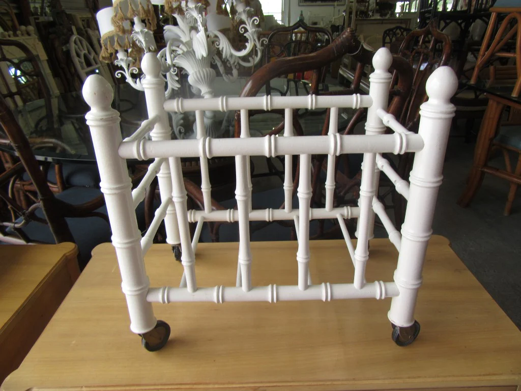 Faux Bamboo Magazine Rack - Image 3