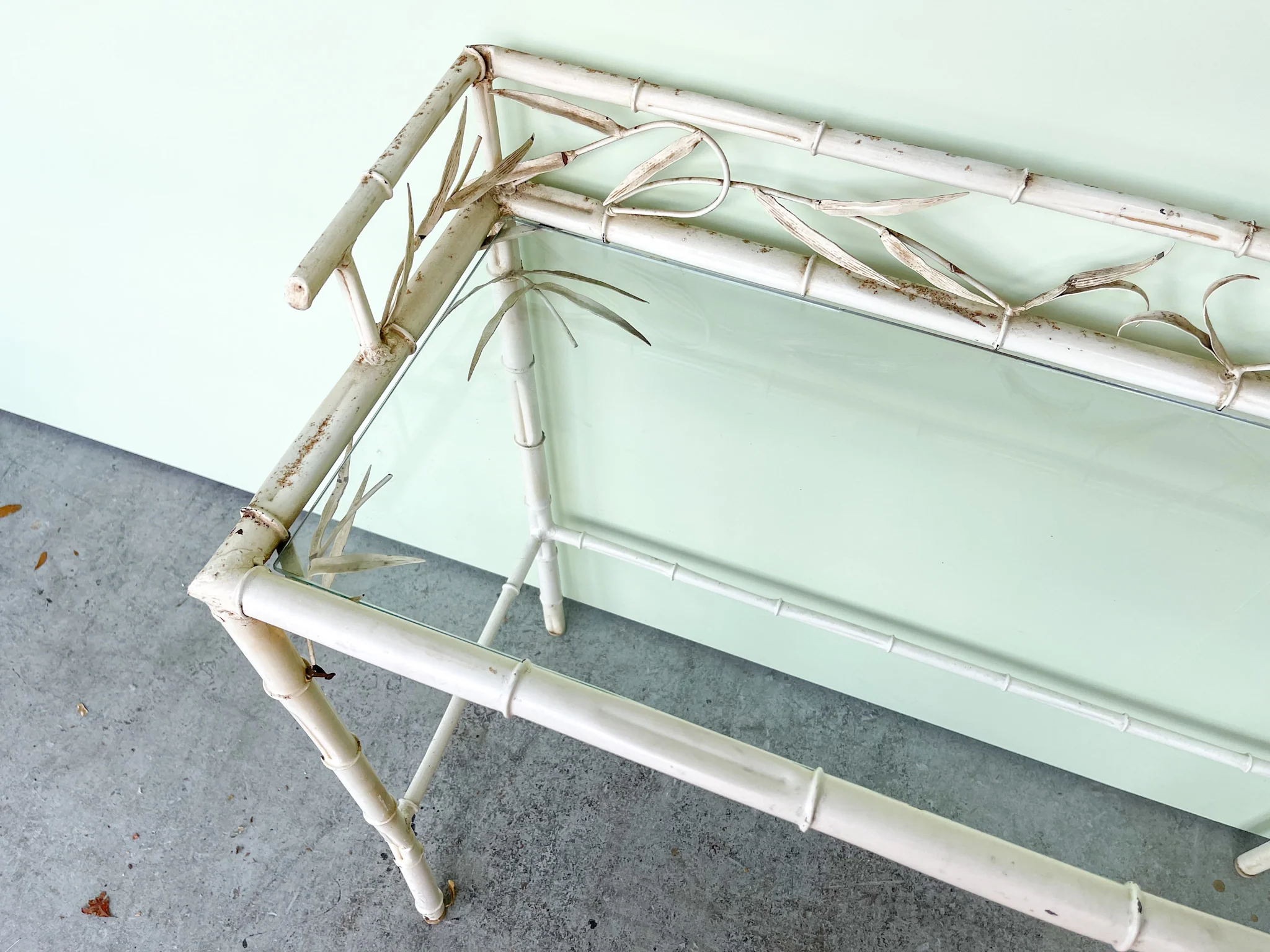 Faux Bamboo Metal Italian Bar - Image 3