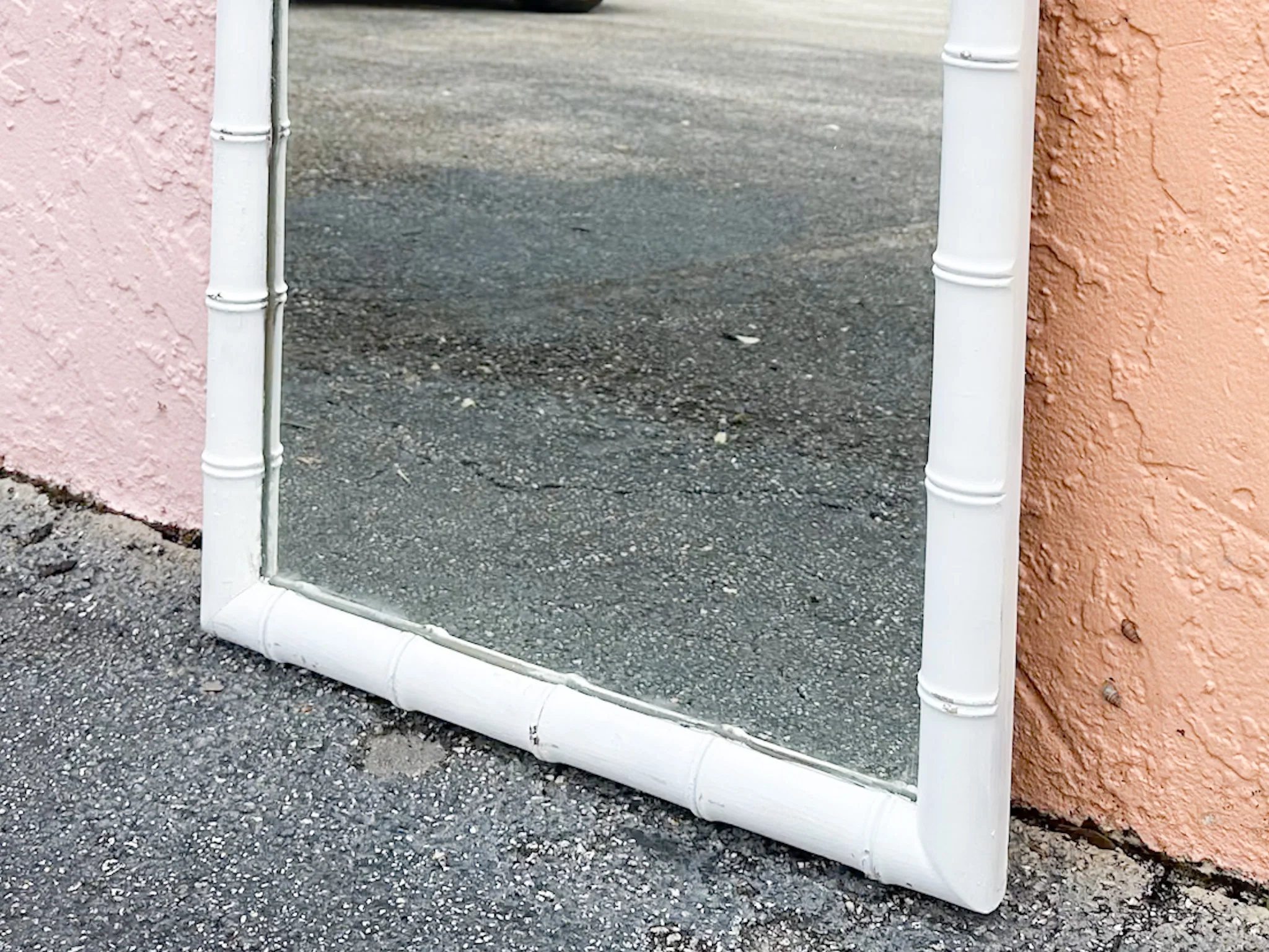 Faux Bamboo Mirror - Image 3