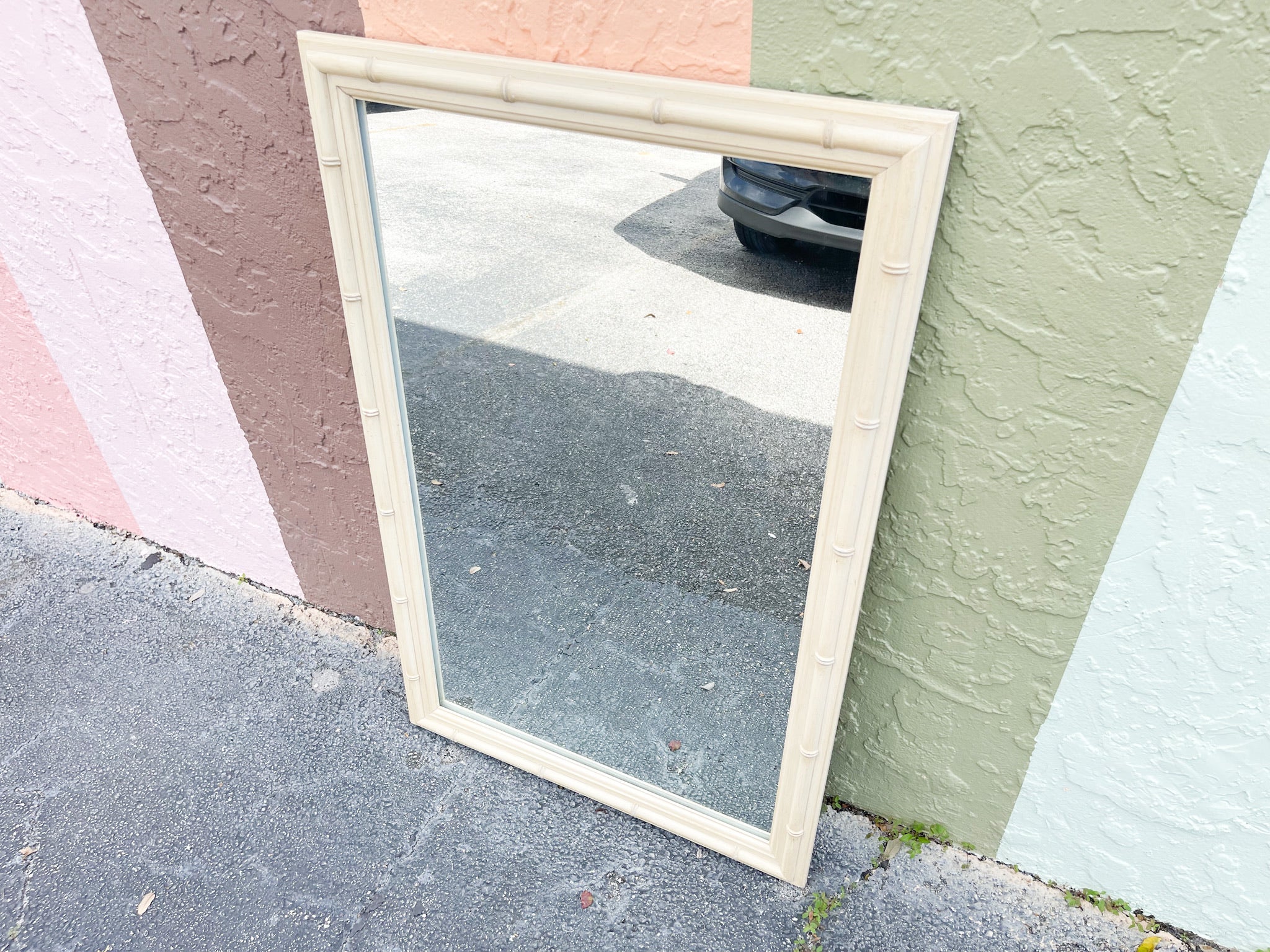 Simple and Chic Faux Bamboo Mirror - Image 5