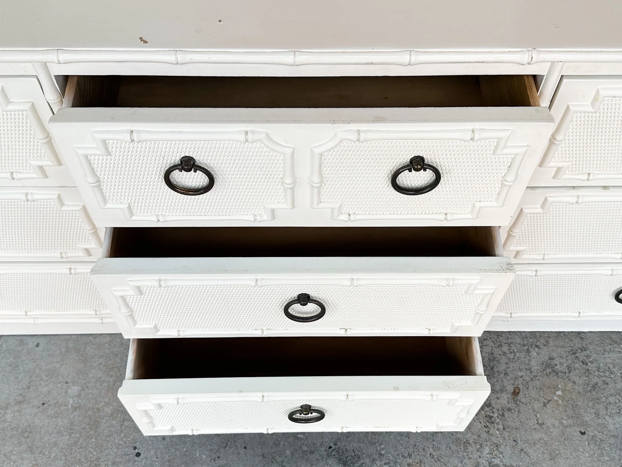 Faux Bamboo Omega Dresser - Image 6