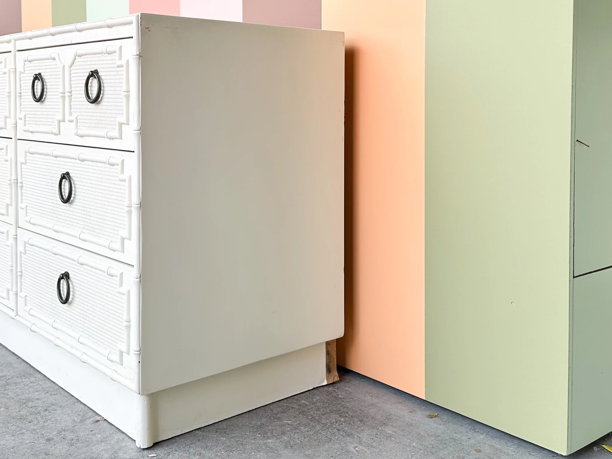 Faux Bamboo Omega Dresser - Image 9