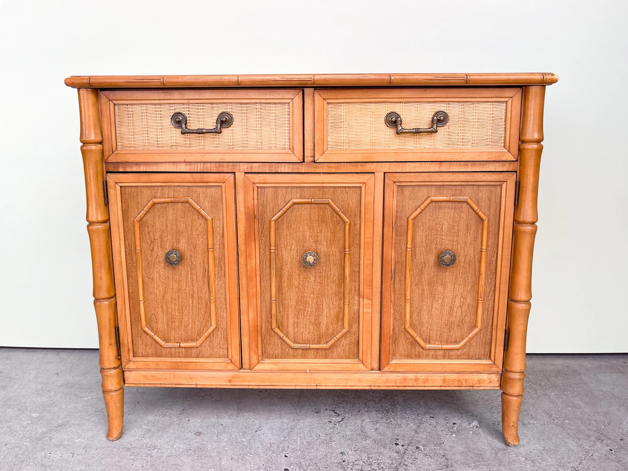 Natural Faux Bamboo Server