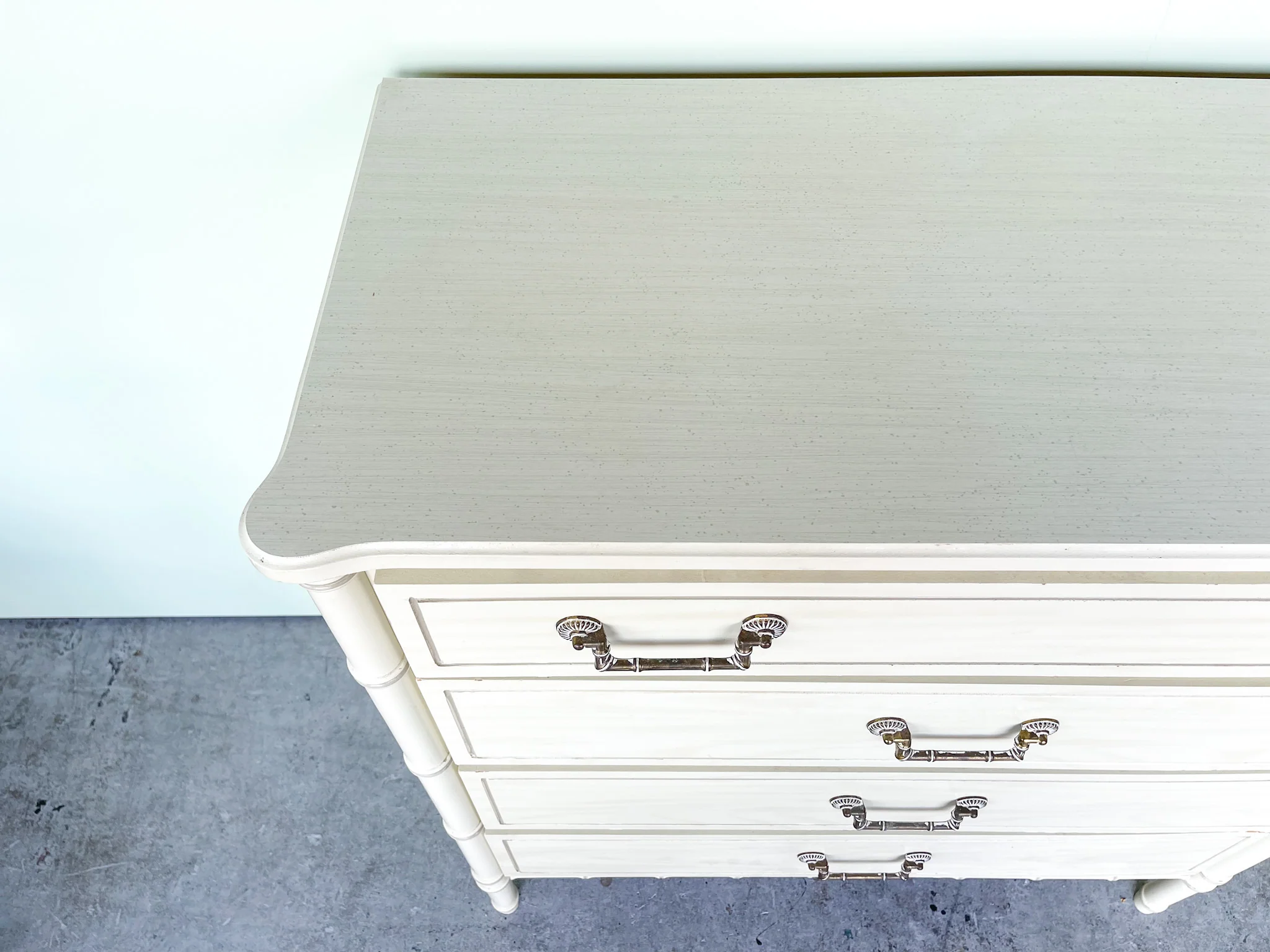 Faux Bamboo Tall Chest - Image 3