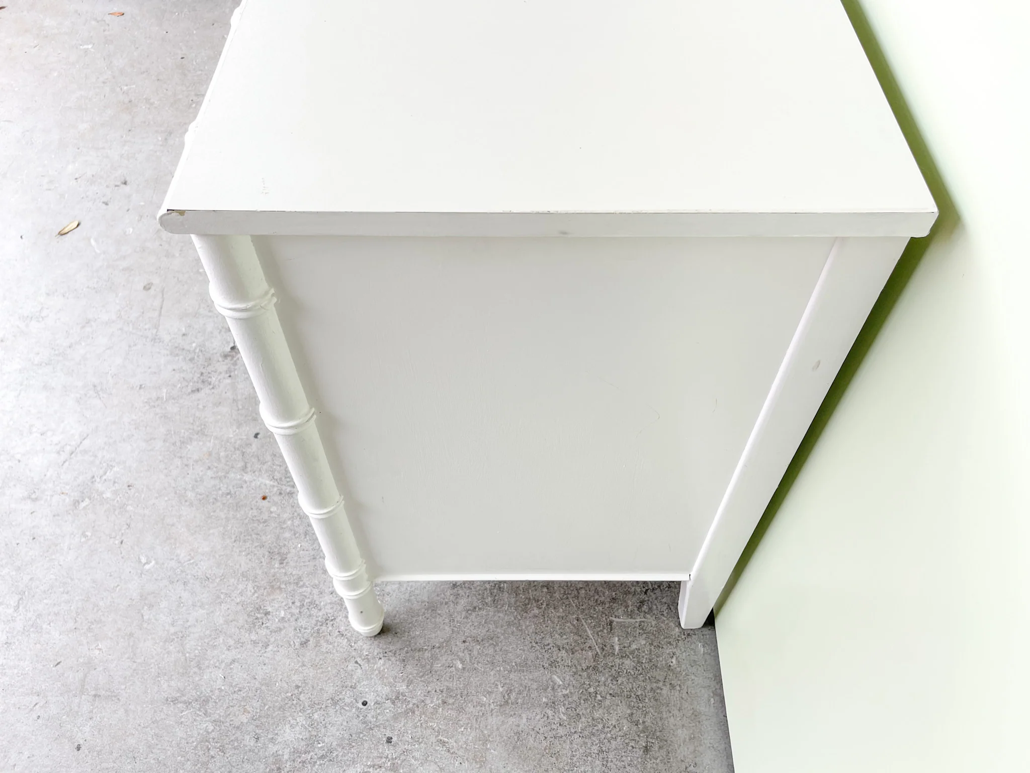 Faux Bamboo Thomasville Oversized Nightstand - Image 7