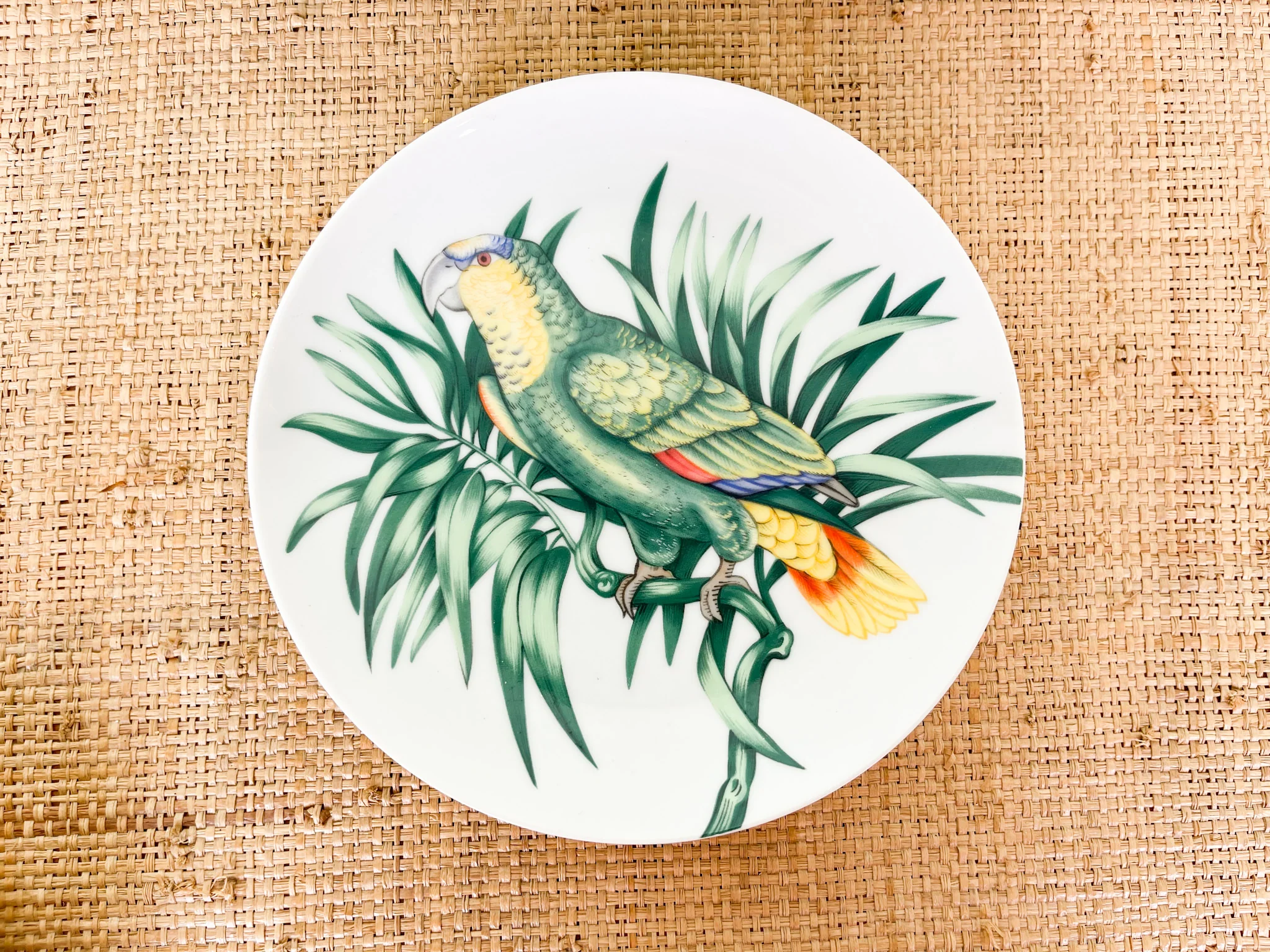 Set of Nine Festive Fitz and Floyd Bird Appetizer Plates - Image 5