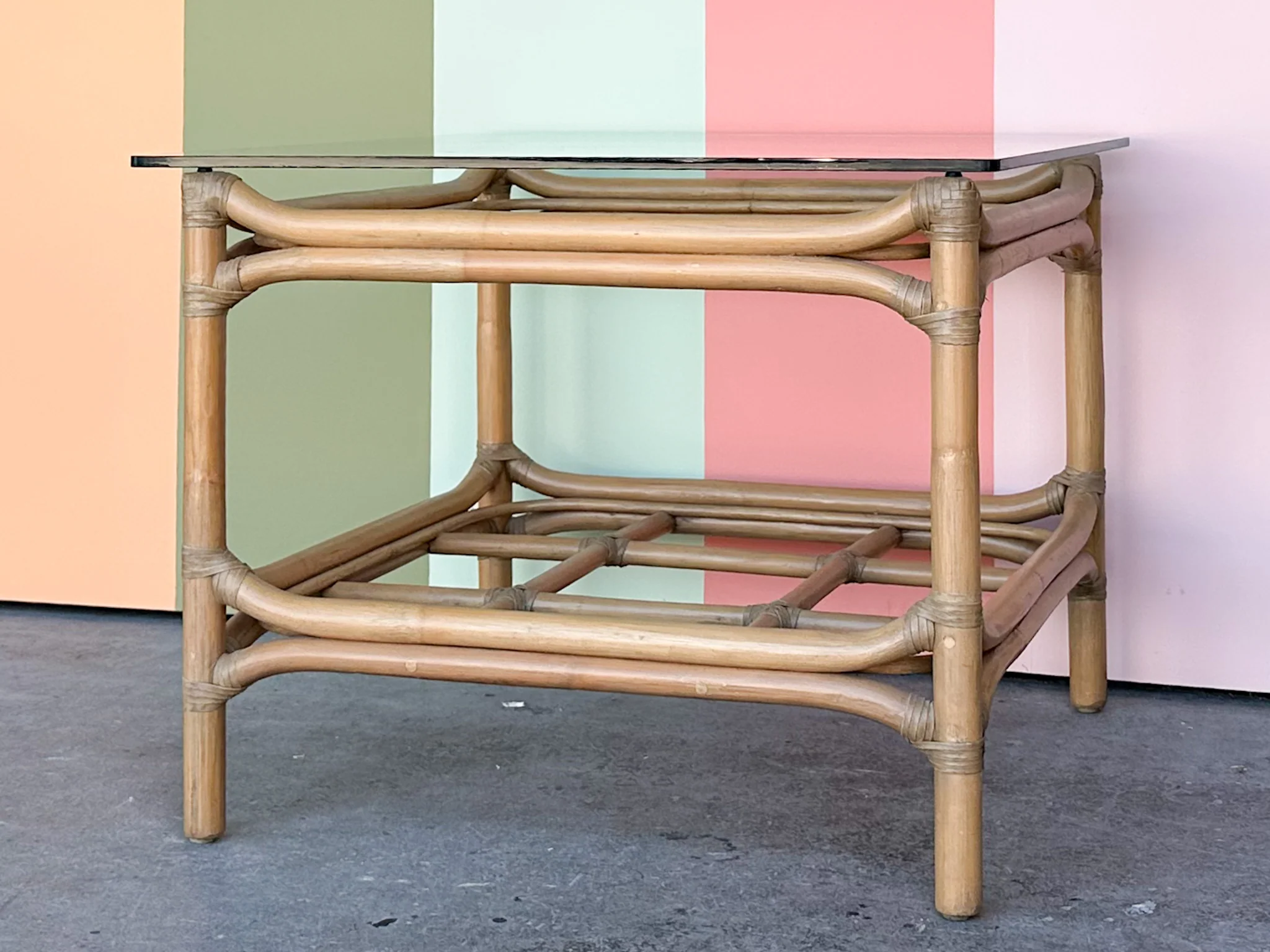 Medium Ficks Reed Rattan Coffee Table - Image 2
