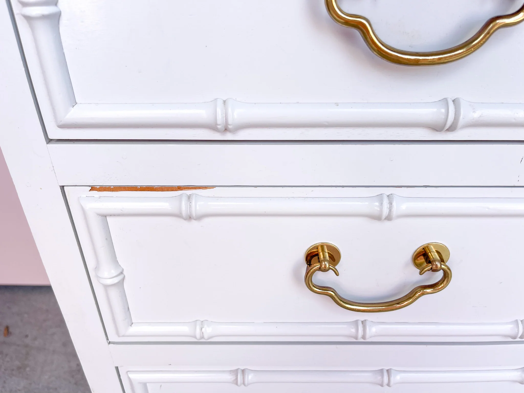 Ficks Reed Faux Bamboo Dresser - Image 5