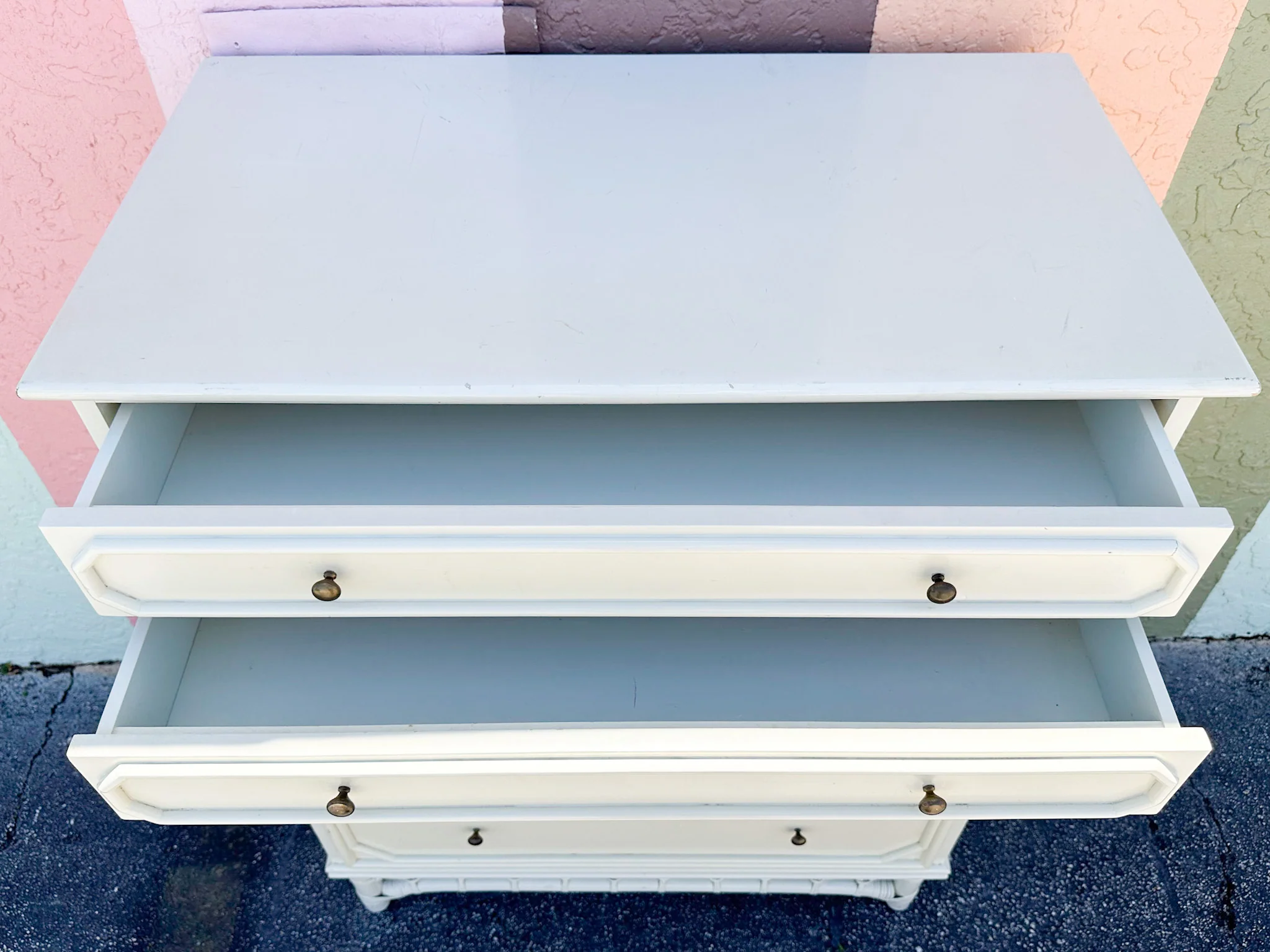 Ficks Reed Faux Bamboo Tall Chest - Image 10