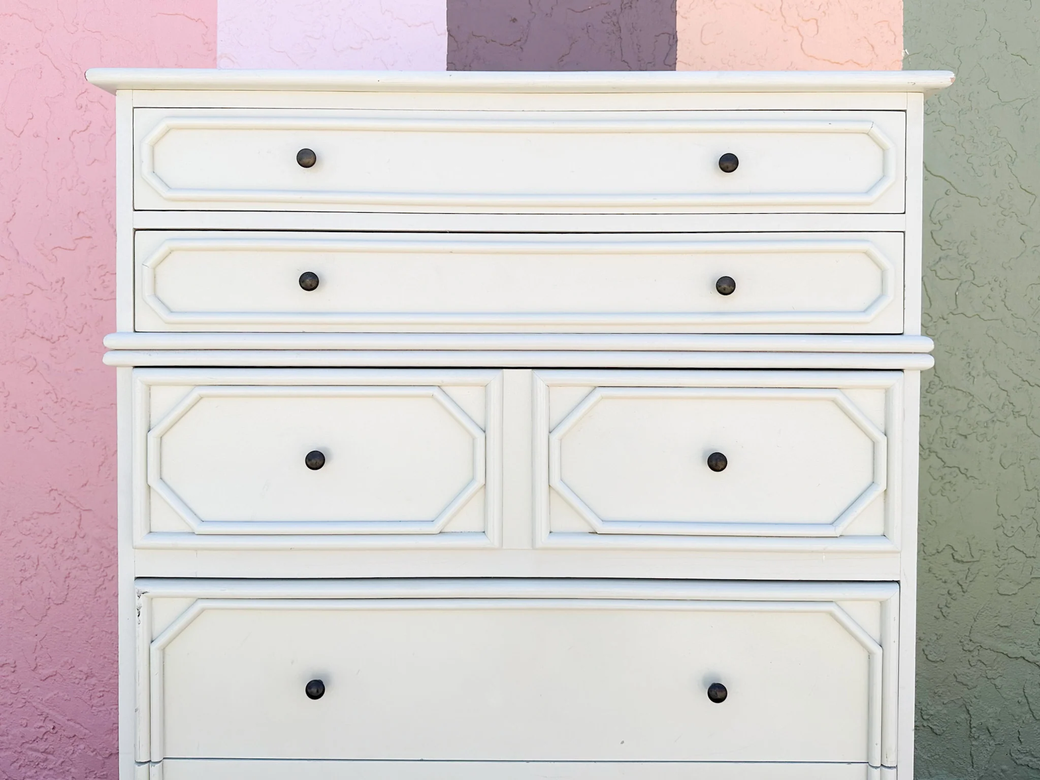 Ficks Reed Faux Bamboo Tall Chest - Image 7