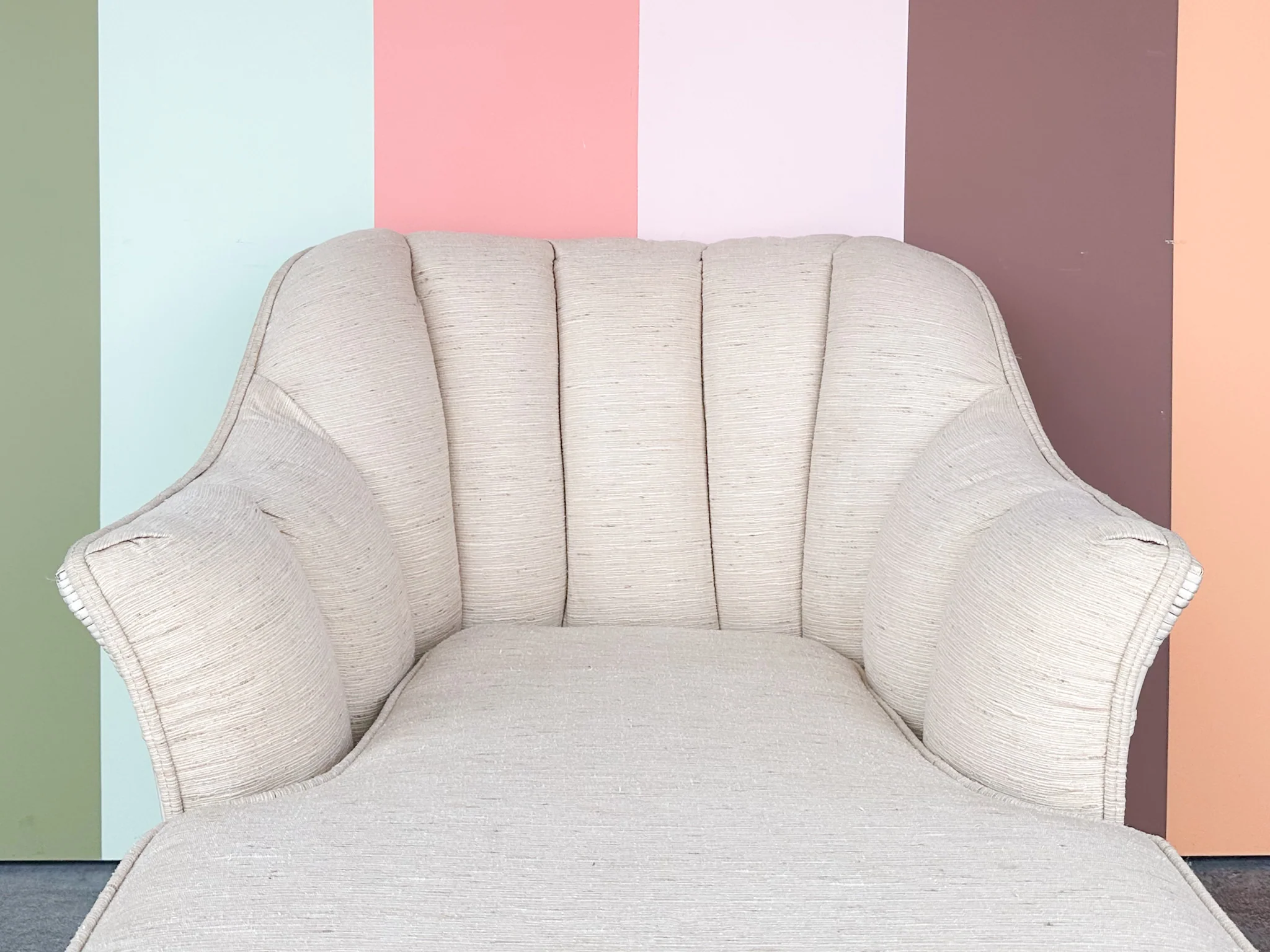Ficks Reed Lattice Rattan Chaise - Image 6