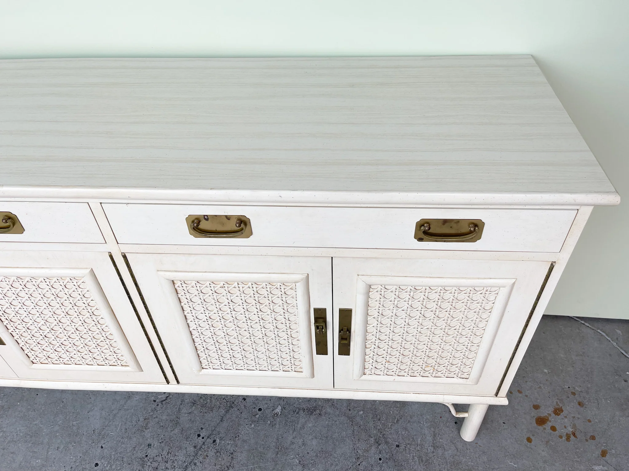 Ficks Reed Rattan and Cane Server - Image 3