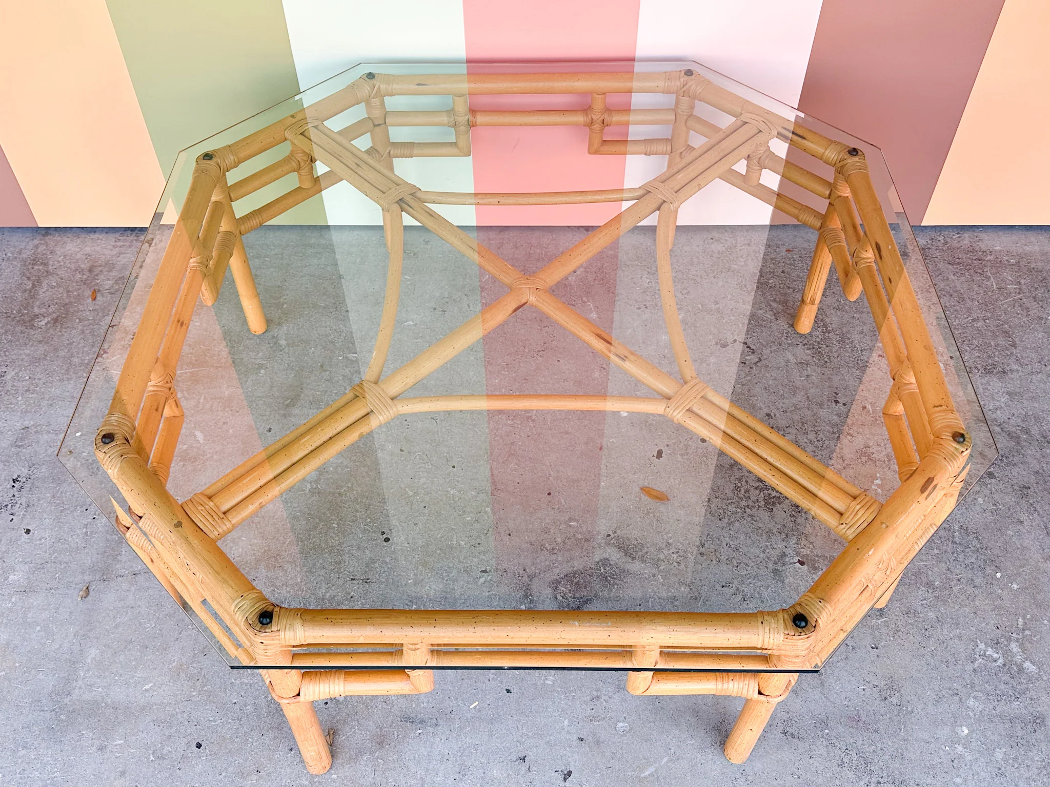 Ficks Reed Rattan Coffee Table - Image 6
