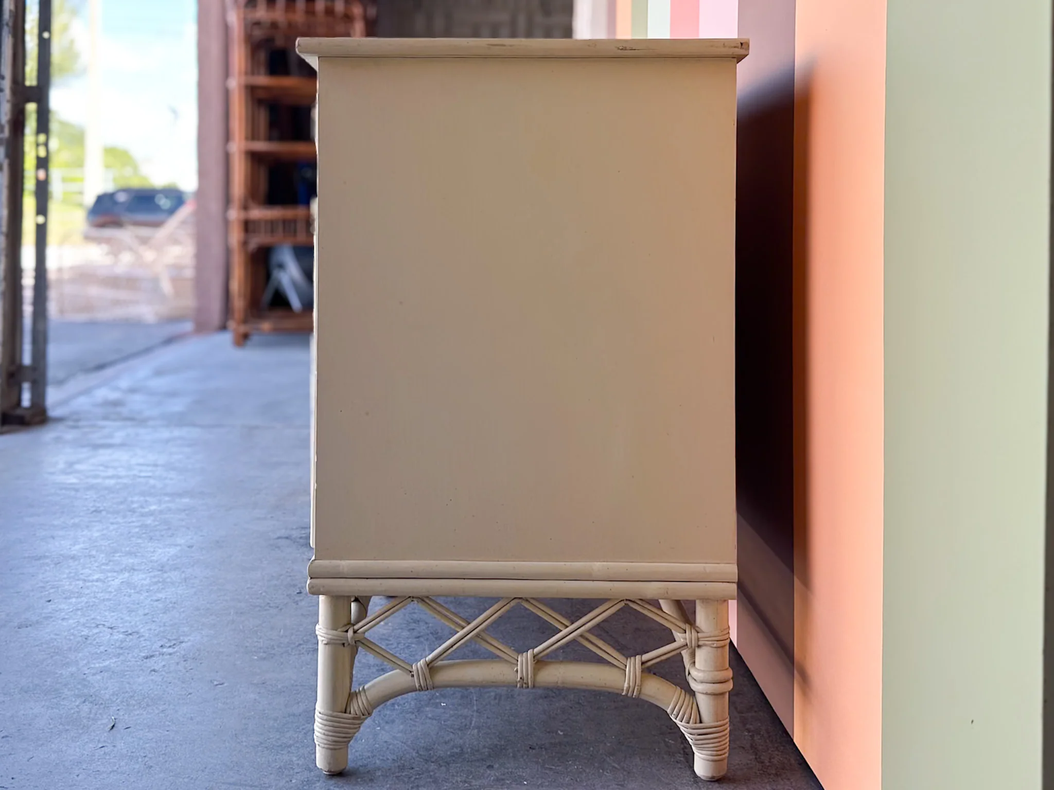 Ficks Reed Rattan Dresser - Image 11