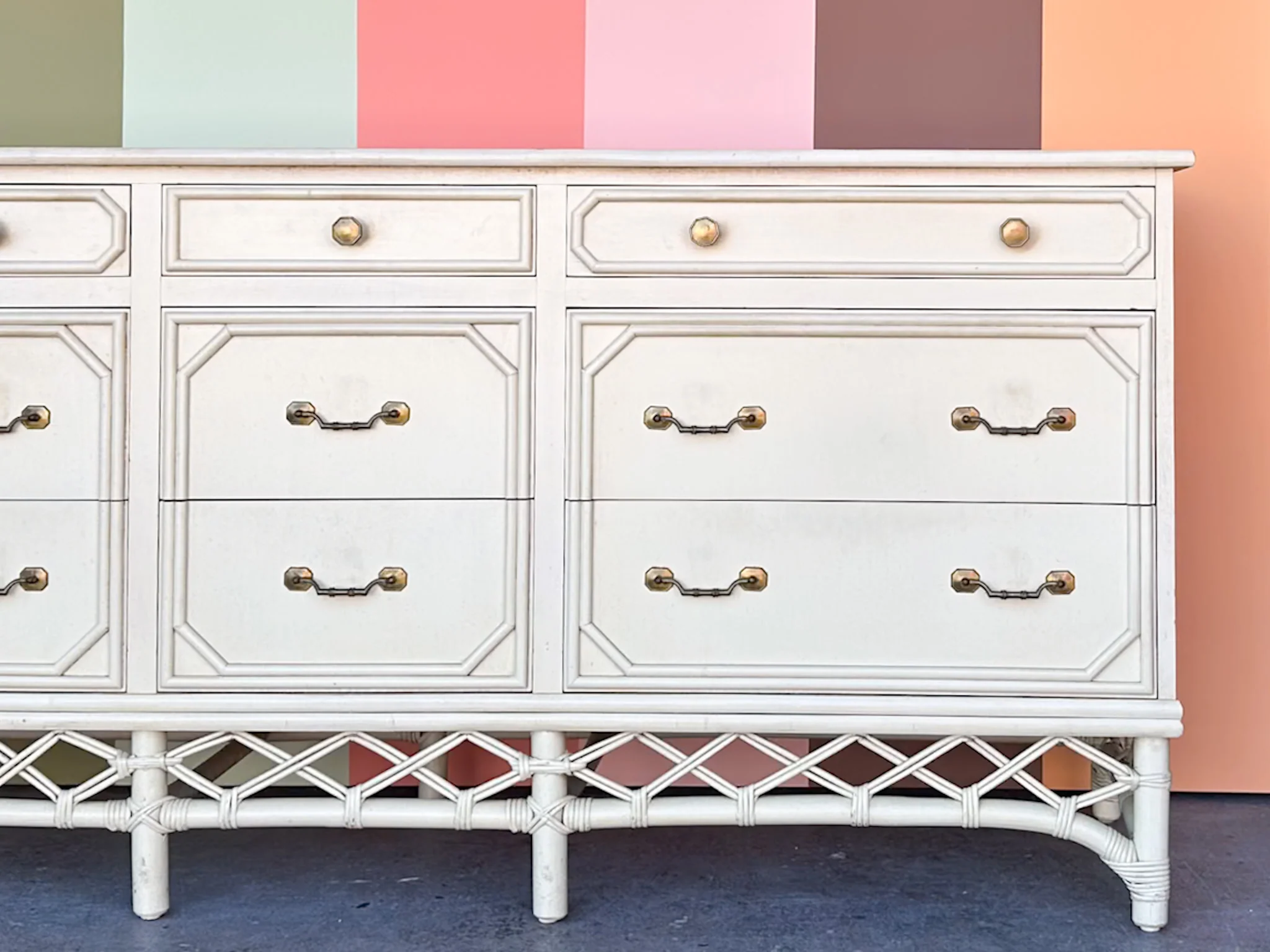 Ficks Reed Rattan Dresser - Image 2
