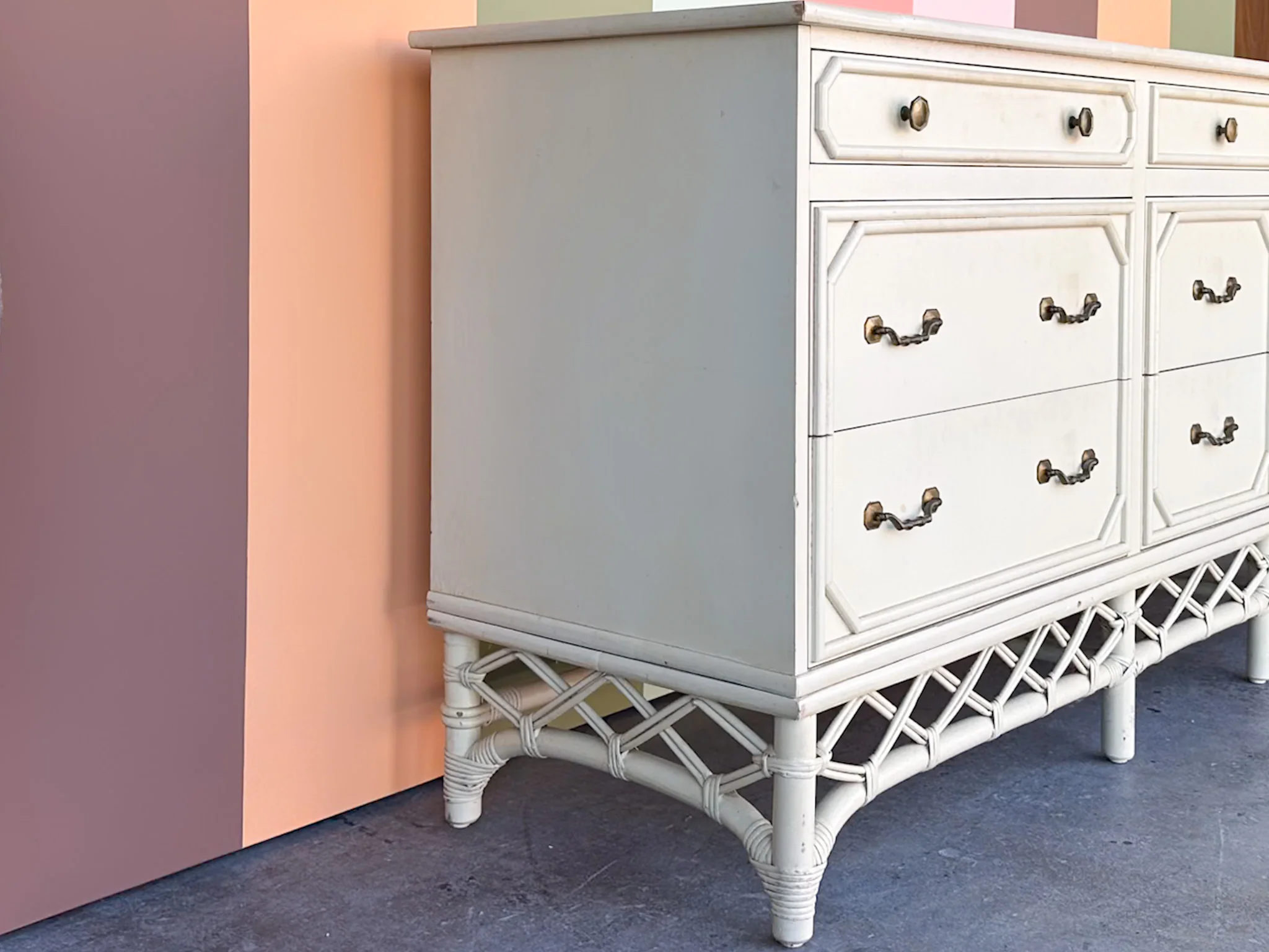 Ficks Reed Rattan Dresser - Image 5