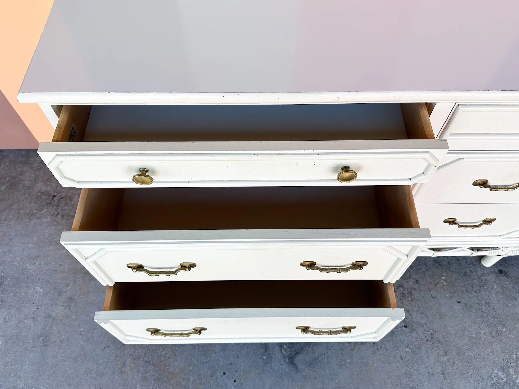 Ficks Reed Rattan Dresser - Image 7