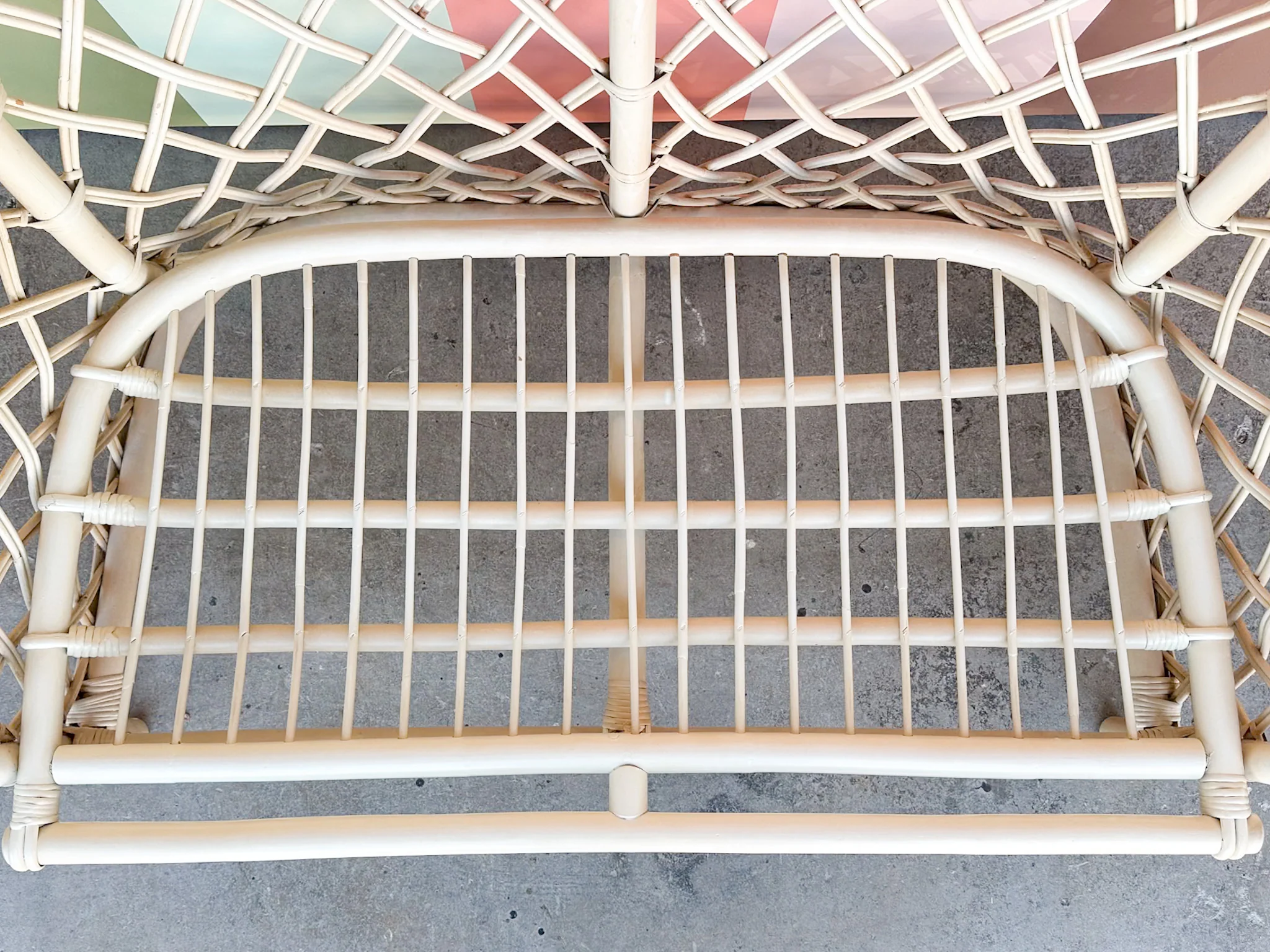Ficks Reed Rattan Lattice Sette - Image 2
