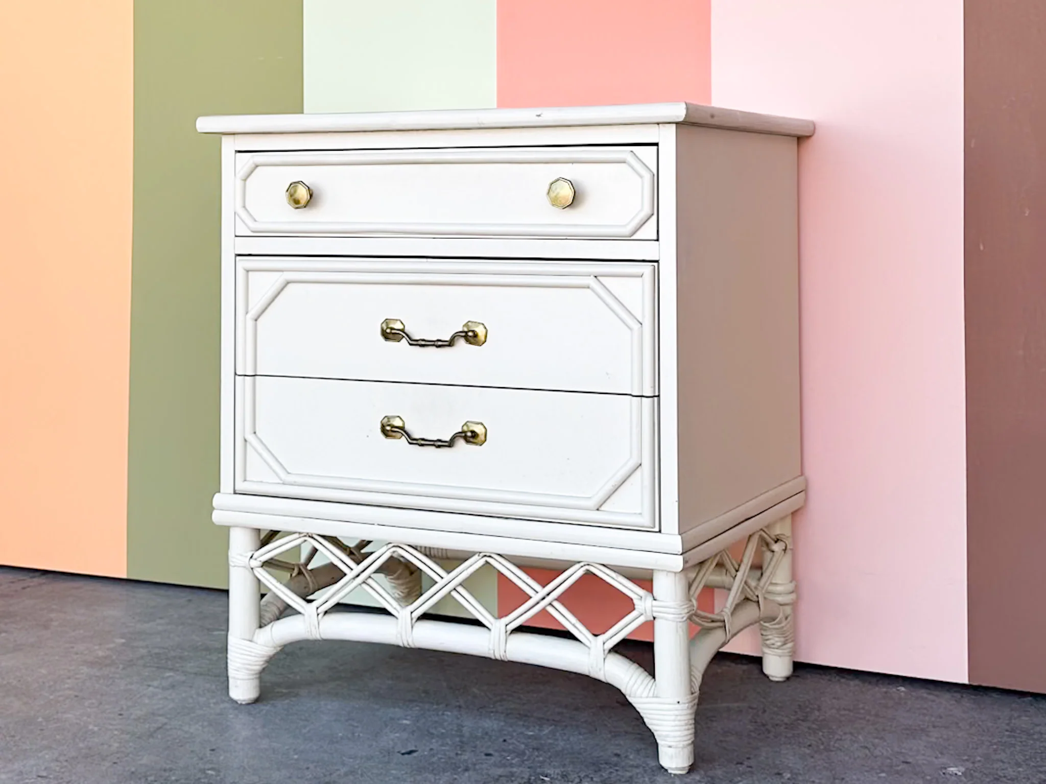 Ficks Reed Rattan Nightstand - Image 2