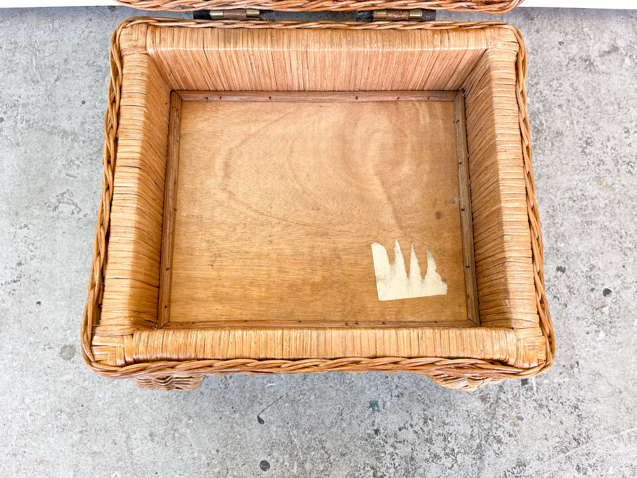Fierce Needlepoint Sewing Basket - Image 4