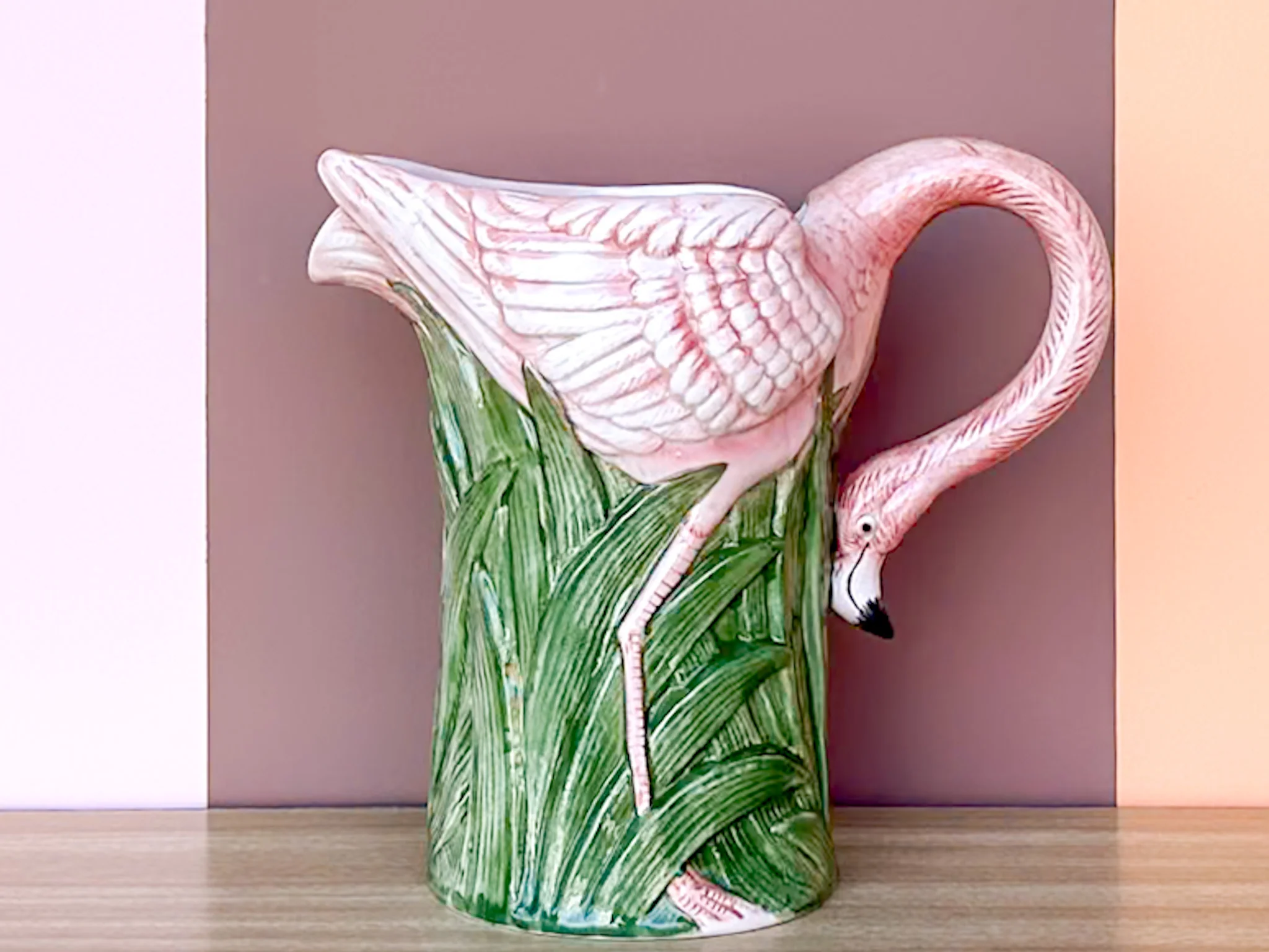 Fitz and Floyd Flamingo Pitcher - Image 7