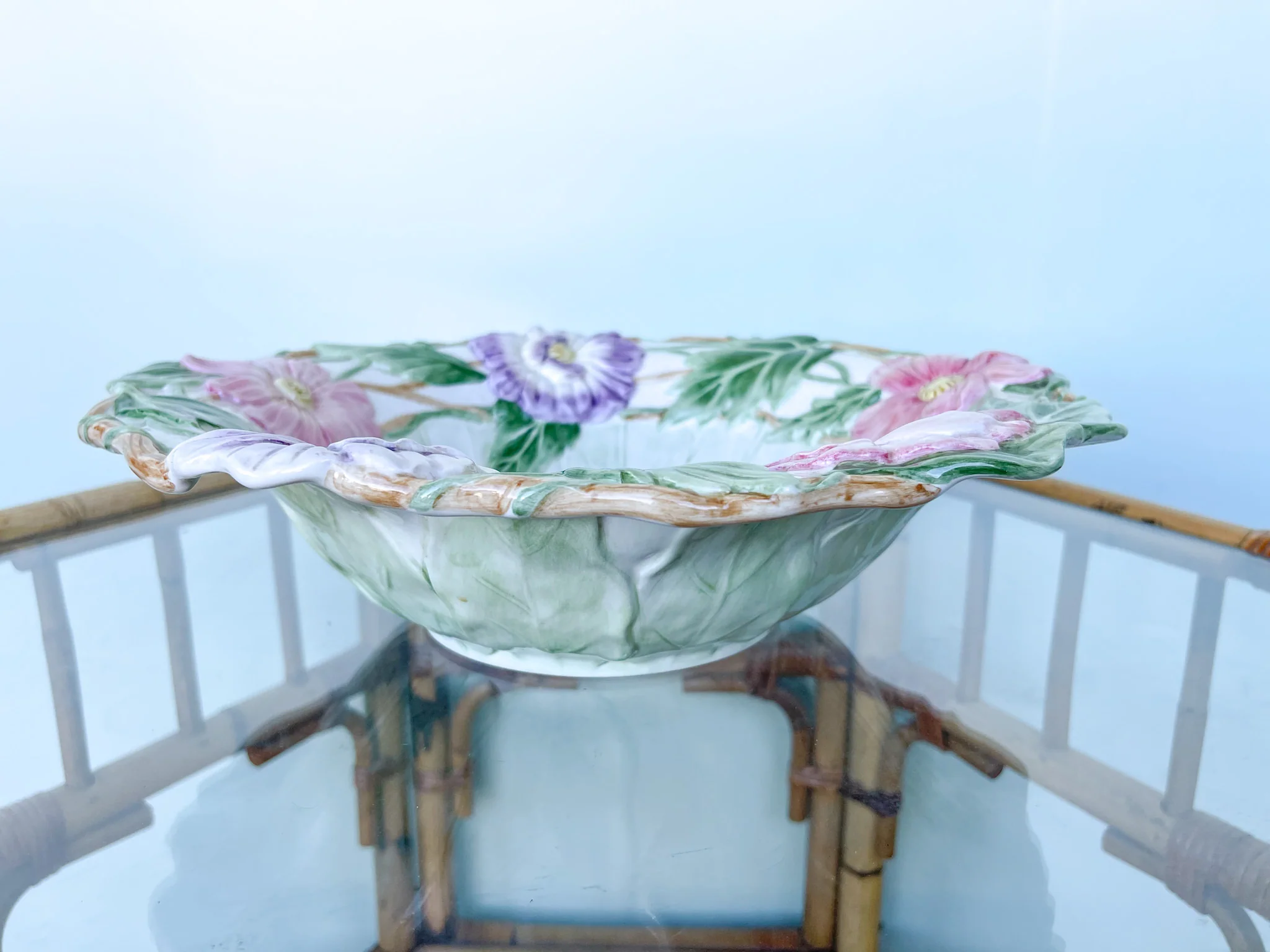 Fitz and Floyd Floral Bowl - Image 2