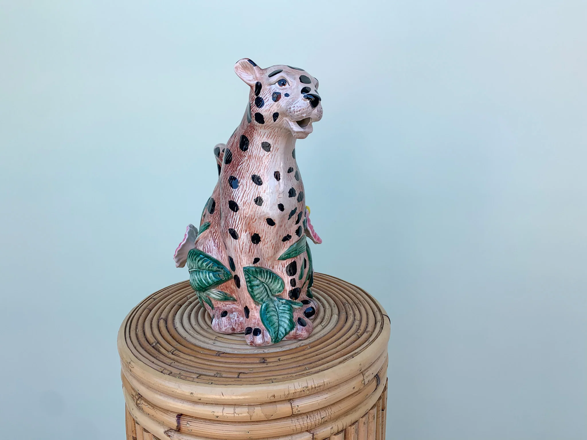 Fitz and Floyd Leopard Pitcher - Image 2