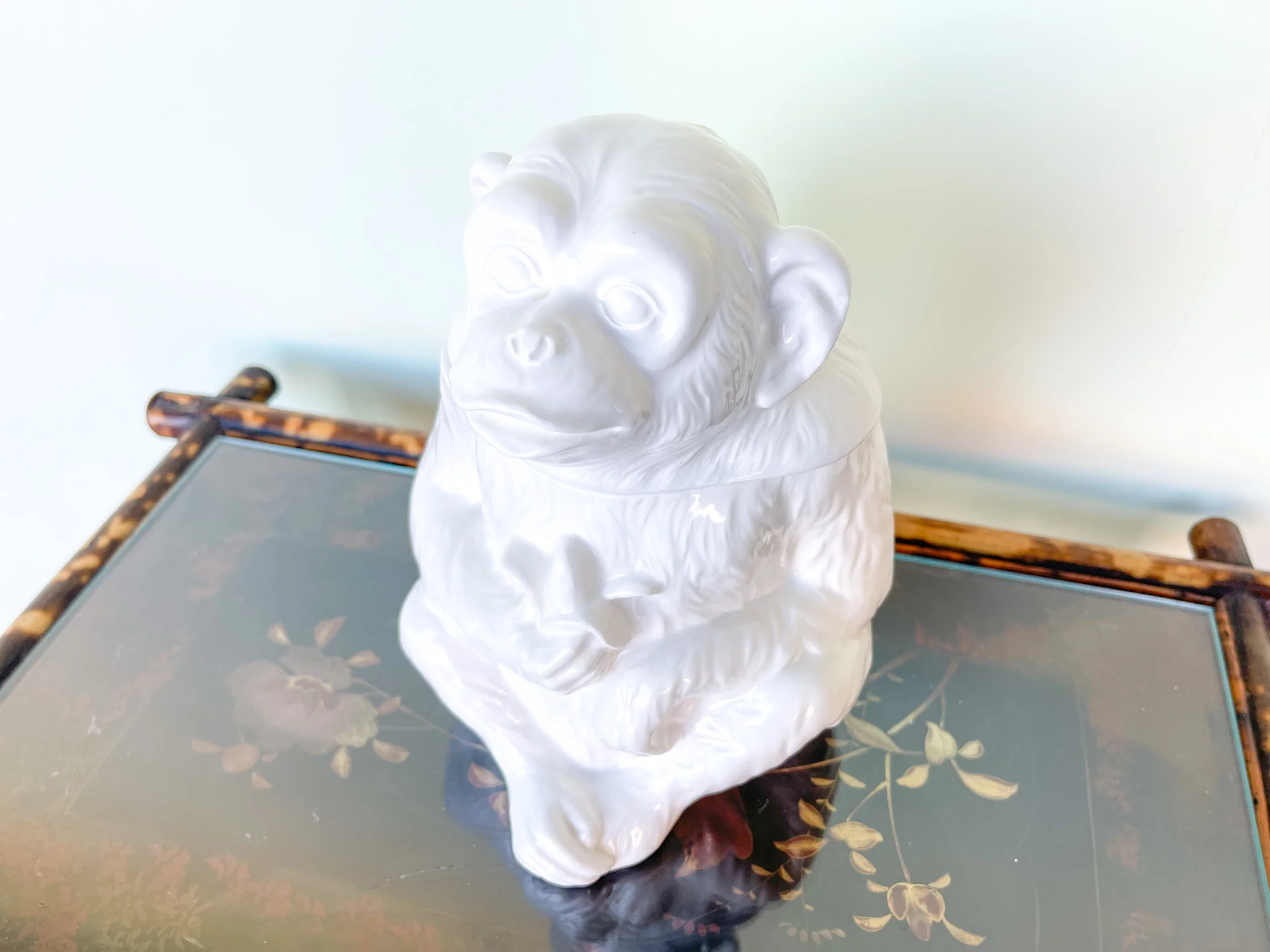 Fitz and Floyd Monkey Jar - Image 2