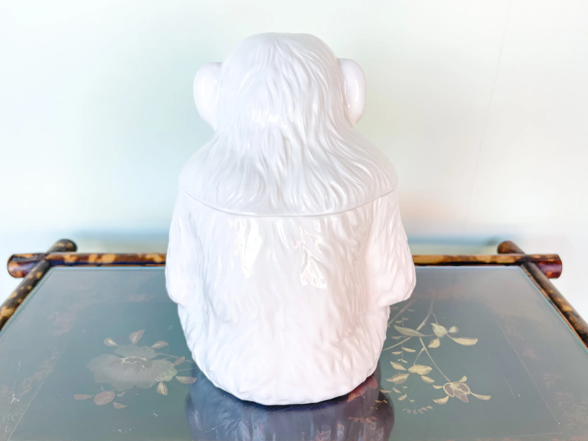 Fitz and Floyd Monkey Jar - Image 3