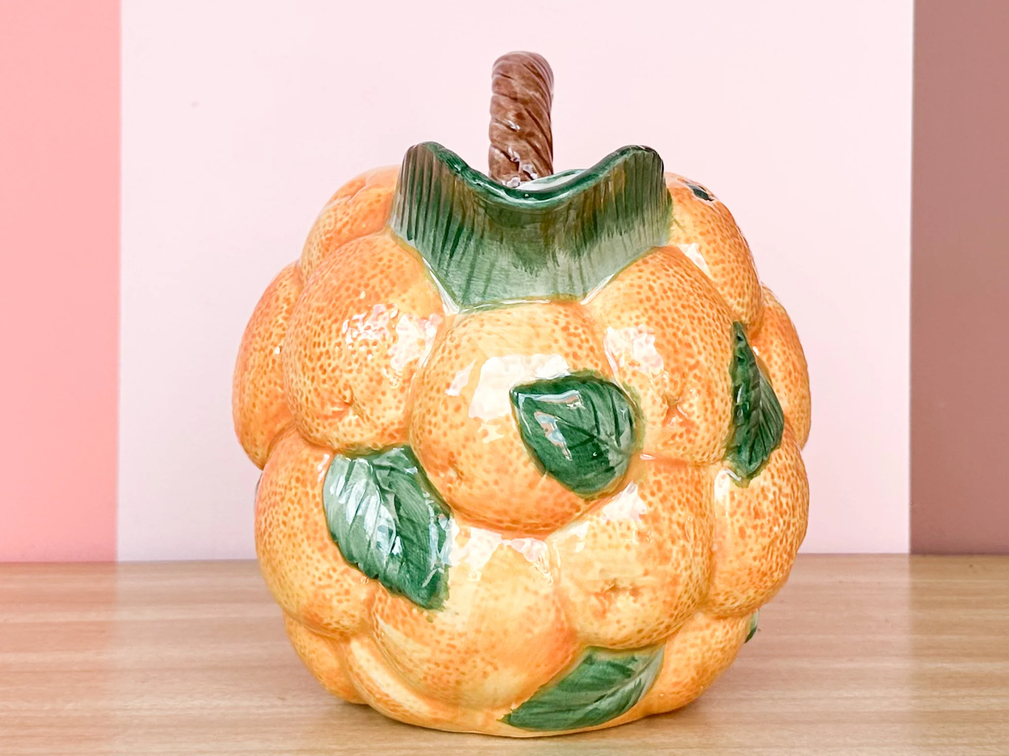 Fitz and Floyd Orange Pitcher - Image 2