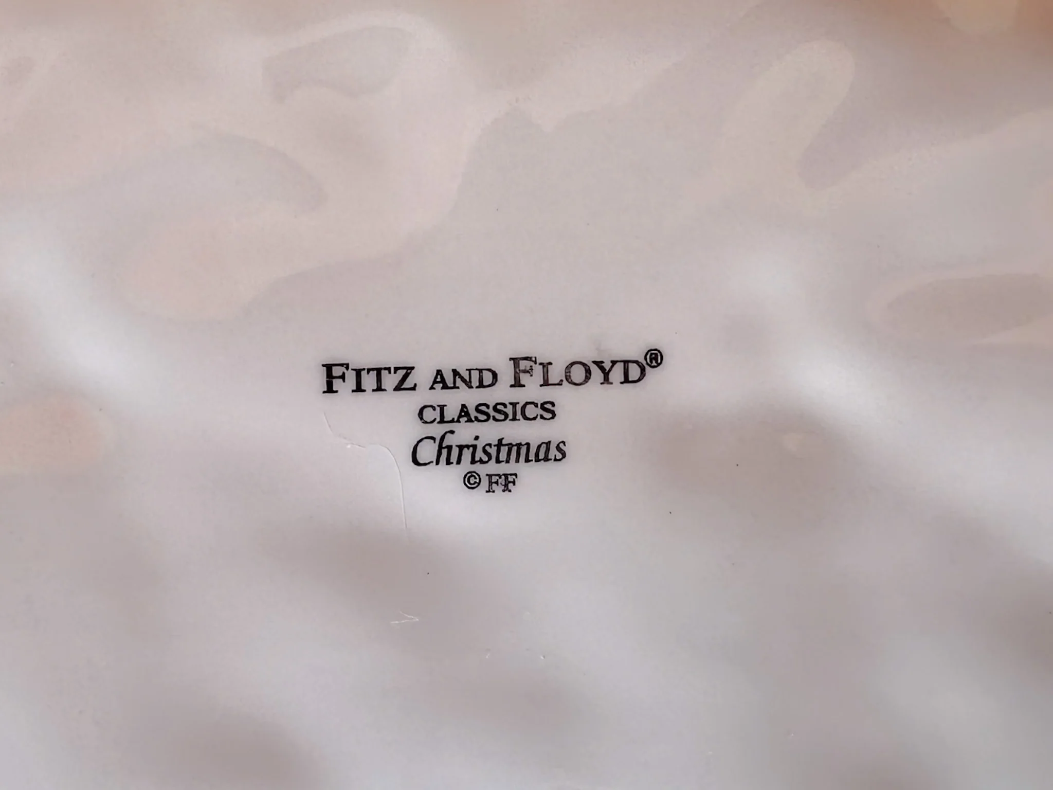 Fitz and Floyd Ornament Chip and Dip - Image 5