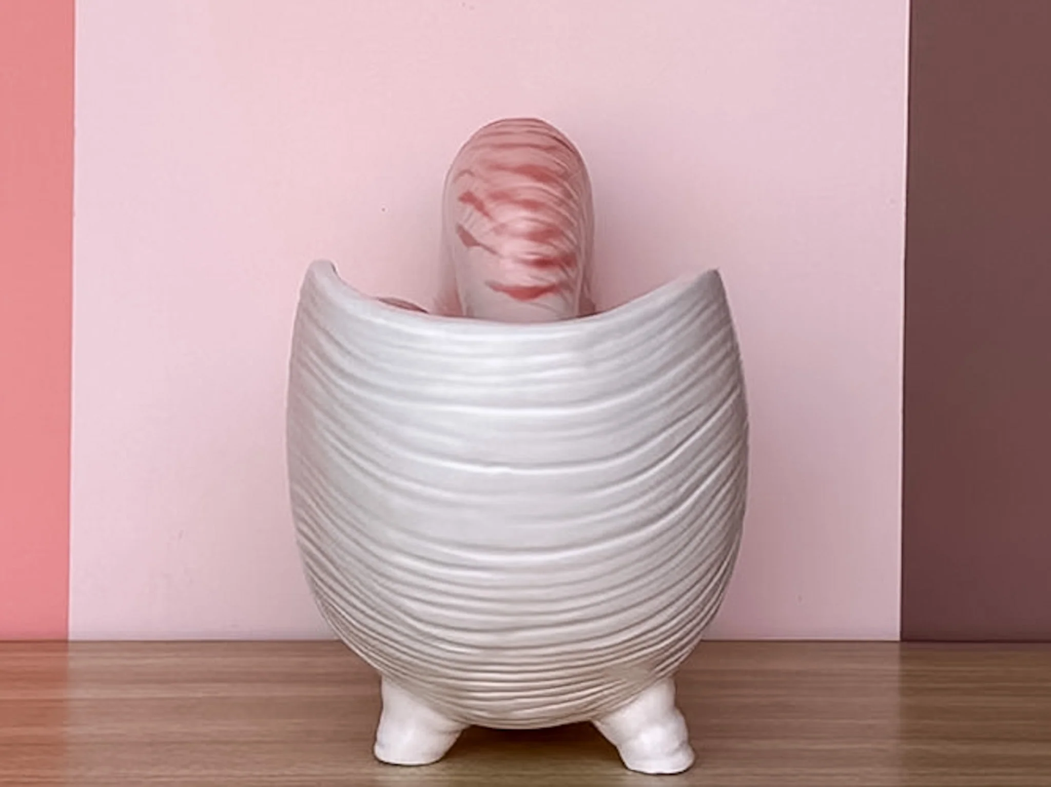Fitz and Floyd Seashell Cachepot - Image 4
