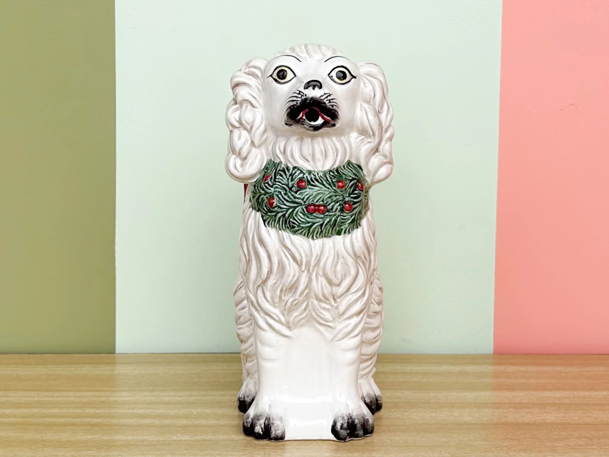 Fitz and Floyd Staffordshire Dog Holiday Pitcher - Image 4