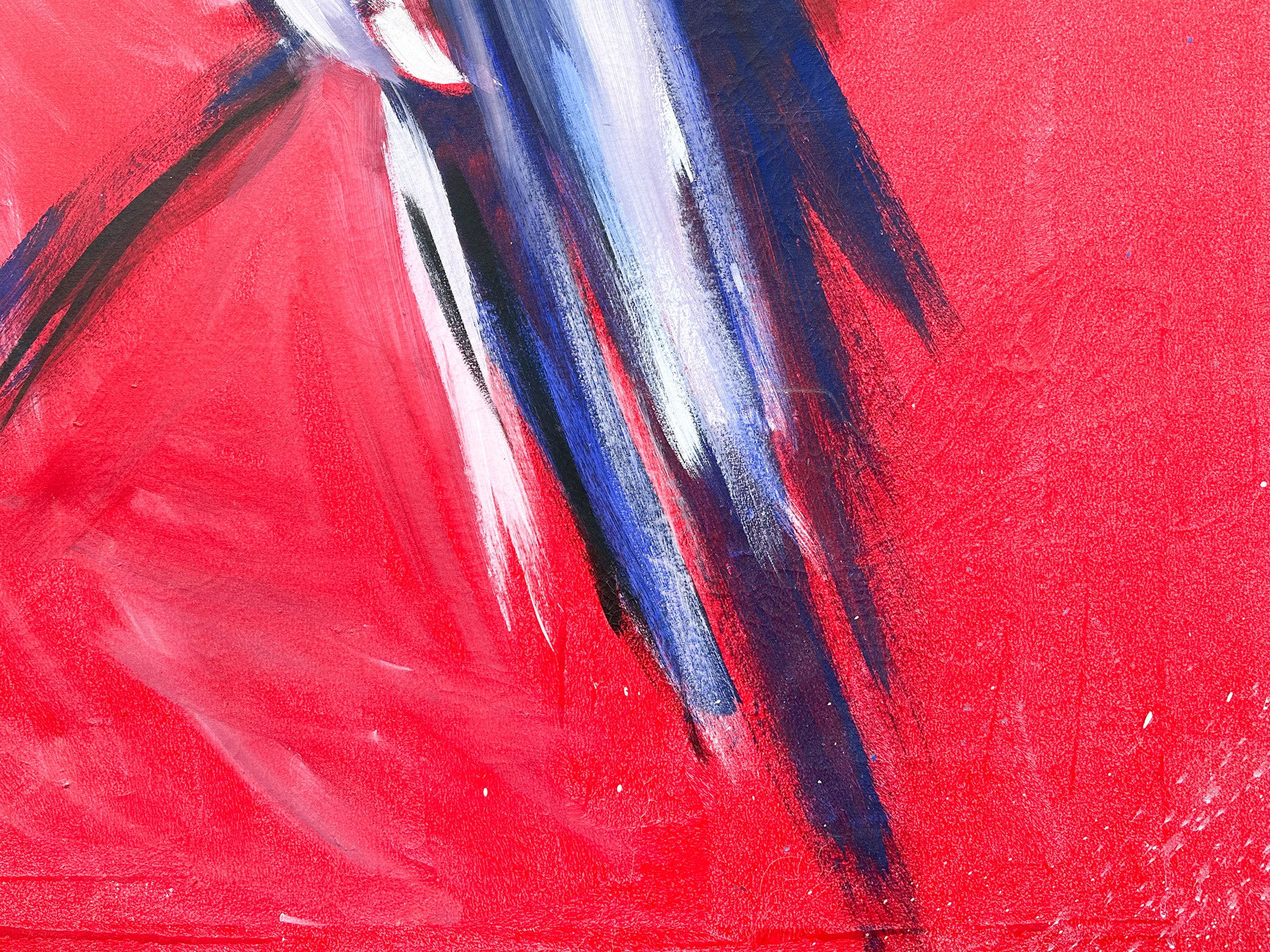 Flying Blue Parrot Original Painting - Image 8
