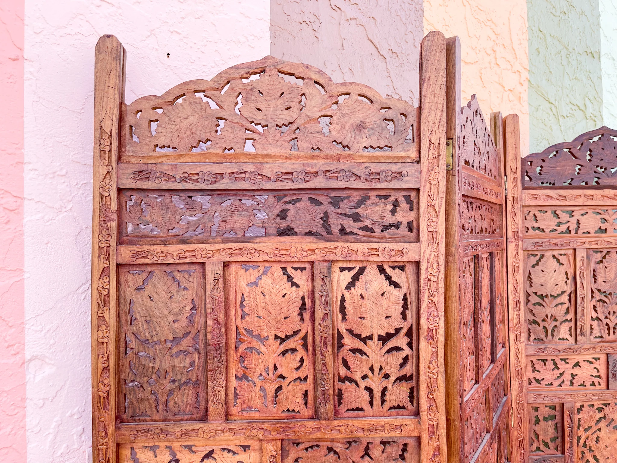 Four Panel Moroccan Screen - Image 2