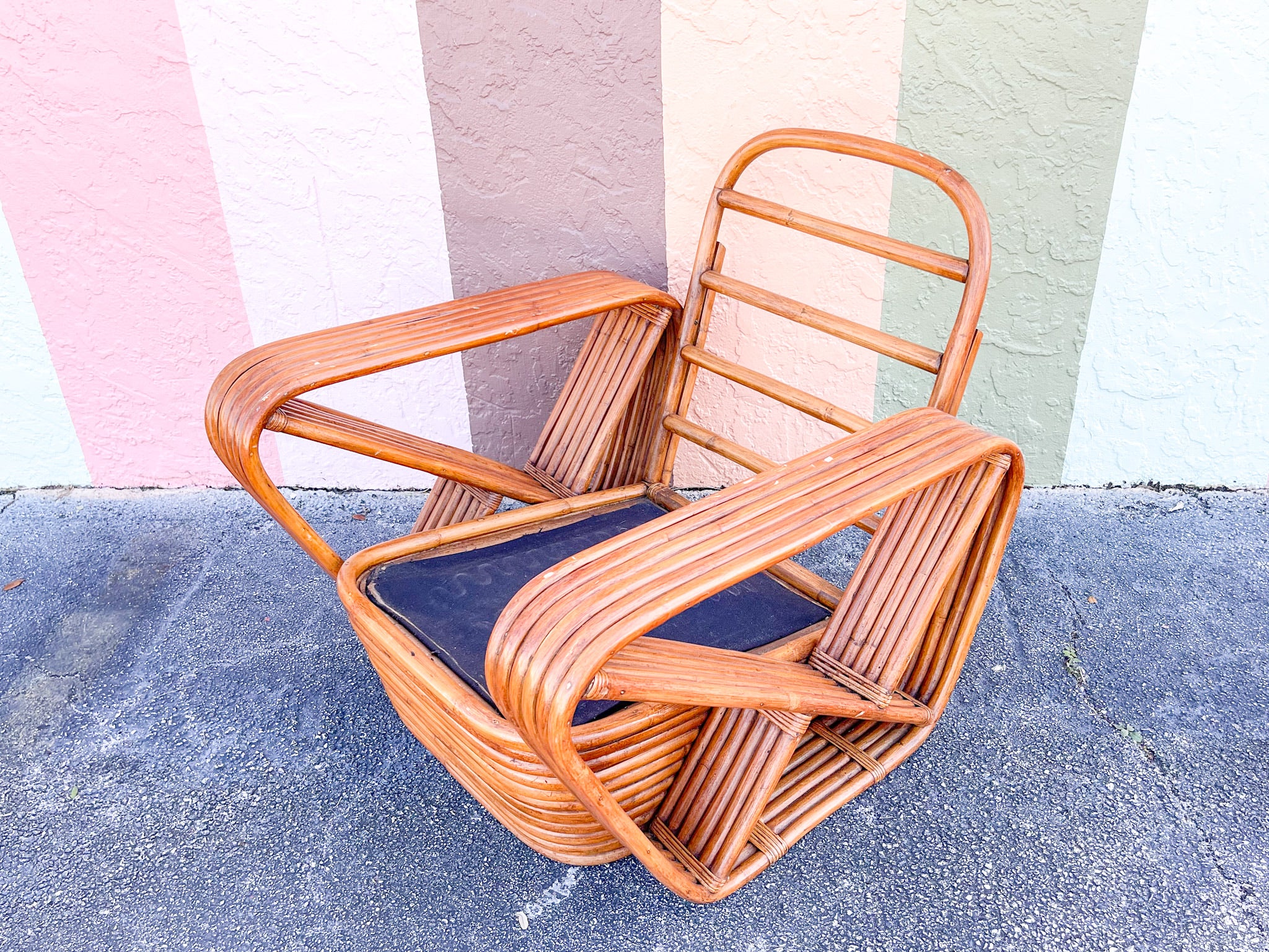 Frankl Style Rattan Pretzel Chair - Image 3
