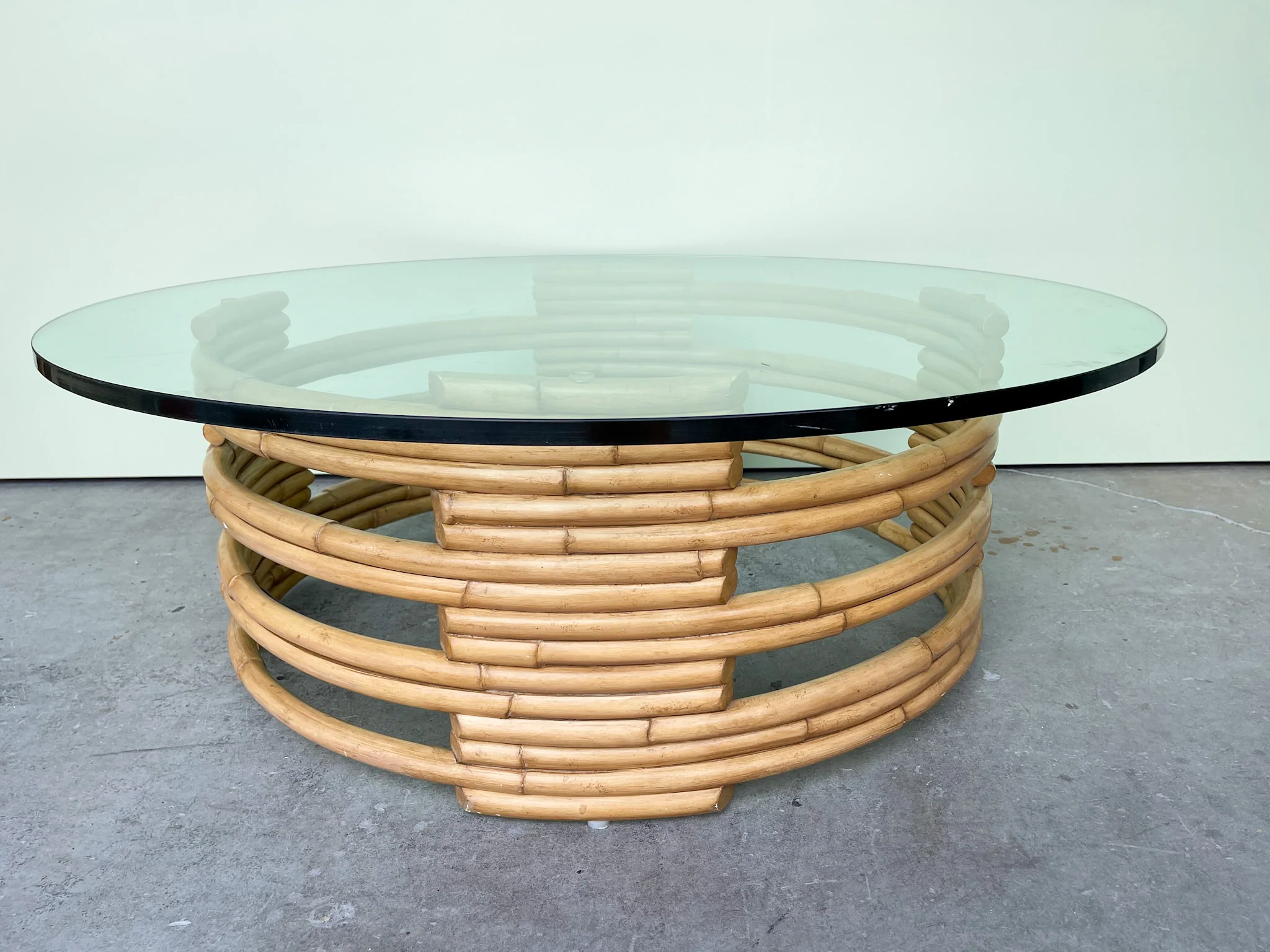 Frankl Style Rattan Coffee Table By Ralph Lauren - Image 3