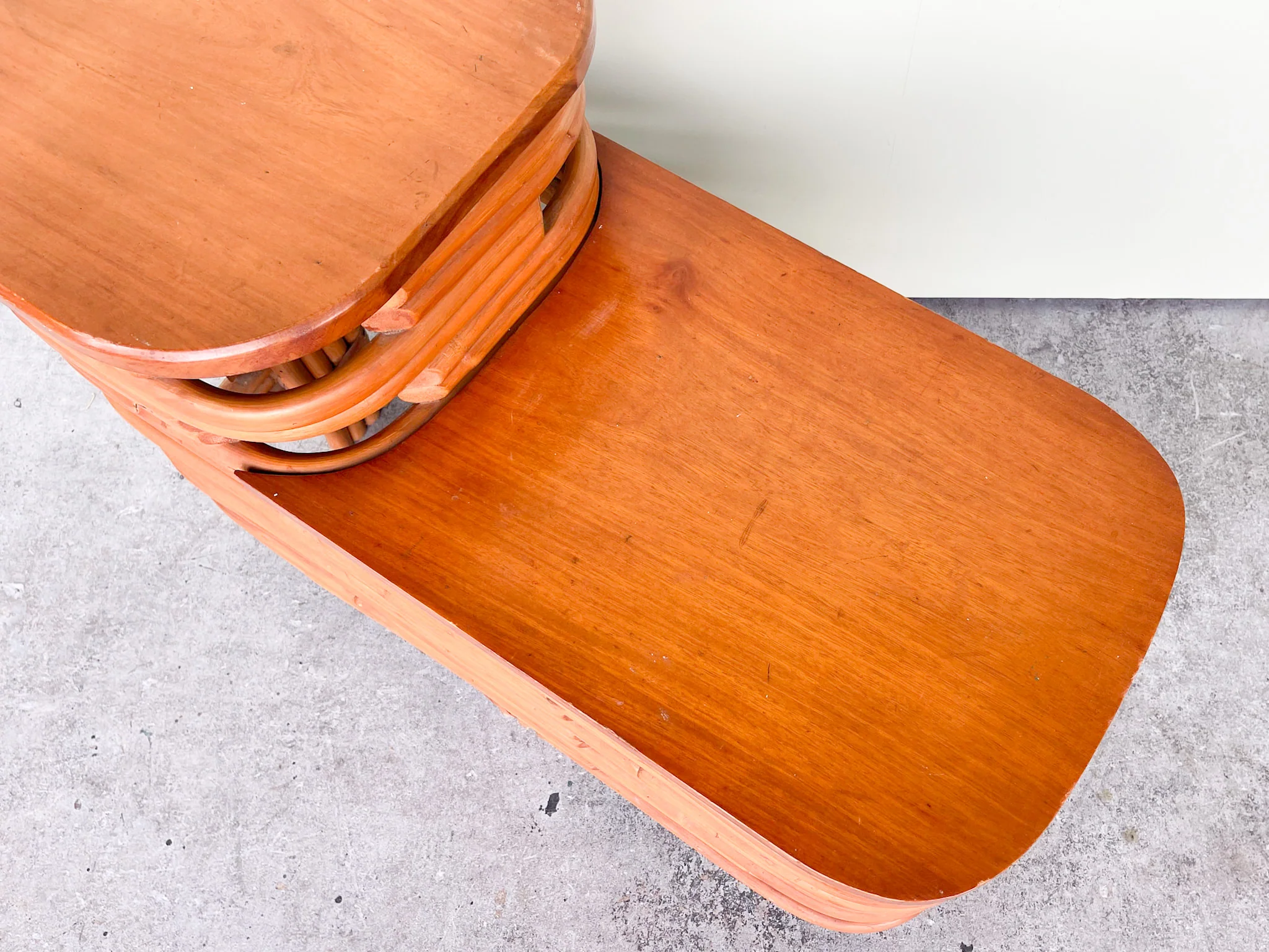 Frankl Style Rattan Side Table - Image 5