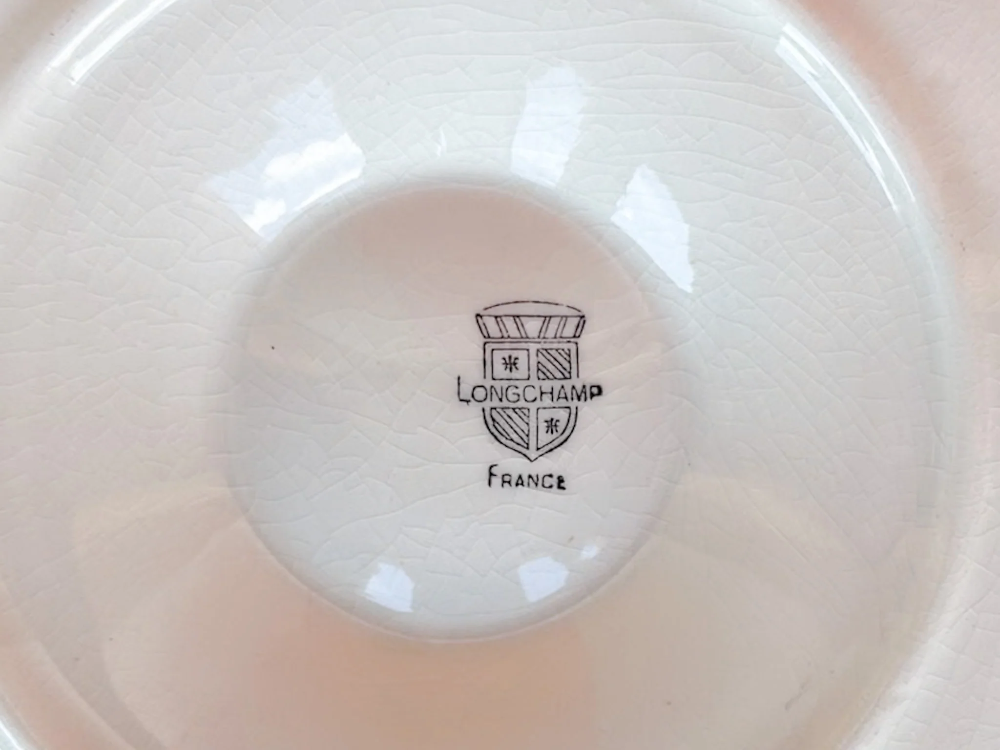 French Riveria Blue Oyster Plate - Image 3