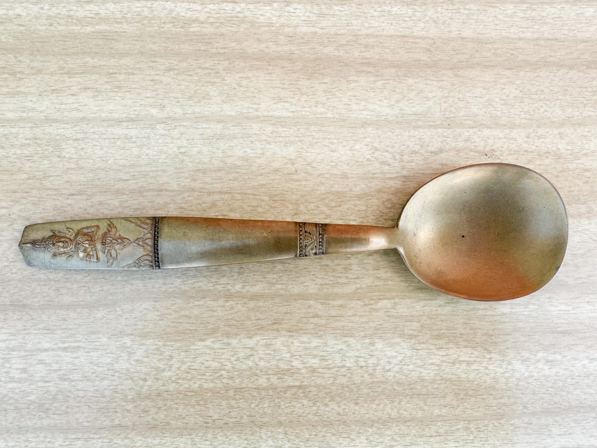 Full Set of Thai Bronze Flatware and Servingware - Image 3
