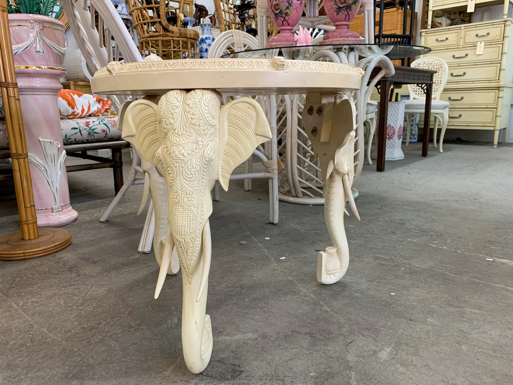 Gampel Stoll Elephant End Table - Image 2