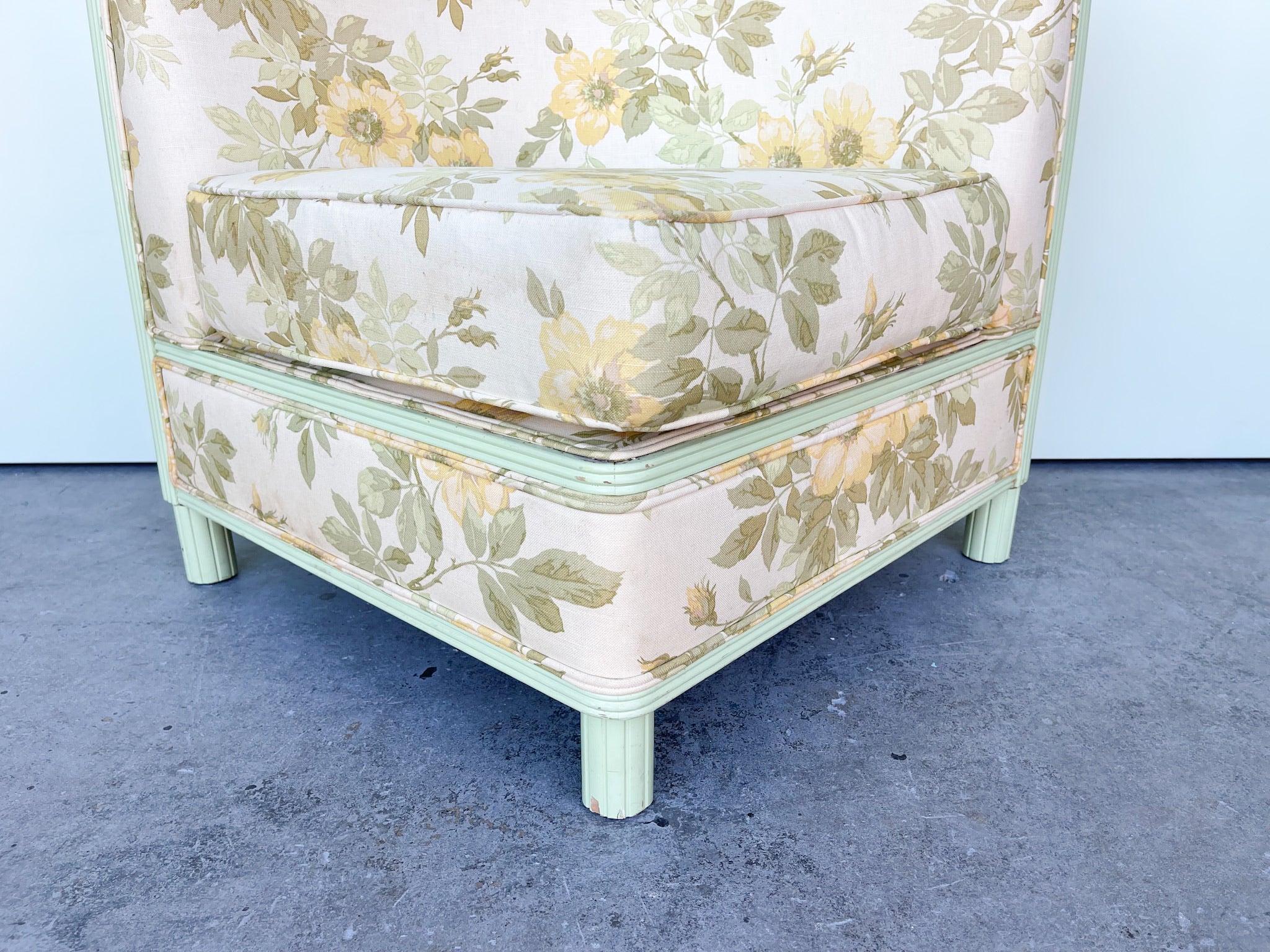 Granny Chic Floral Corner Chair - Image 4