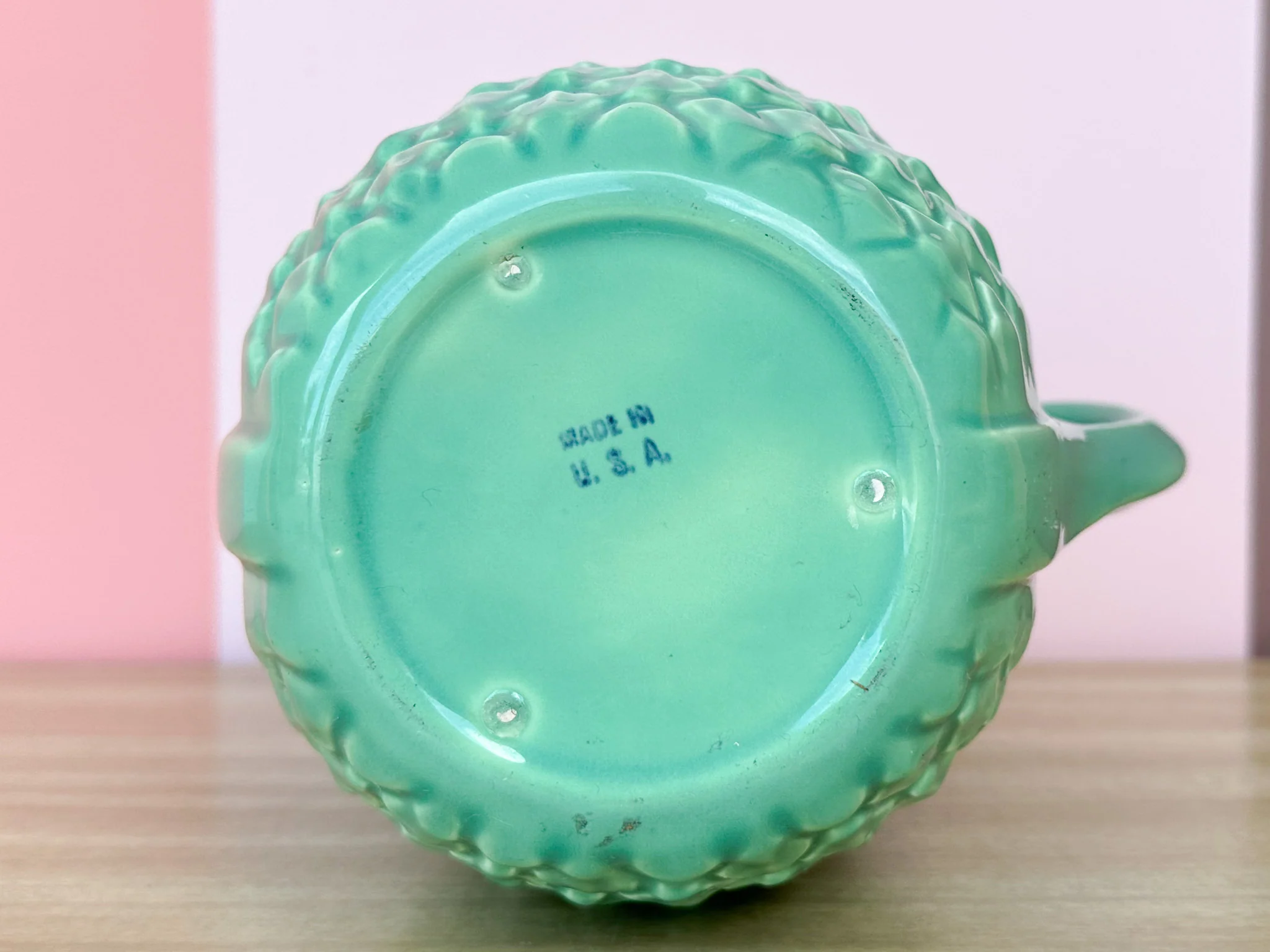 Green Shell Ceramic Pitcher - Image 7